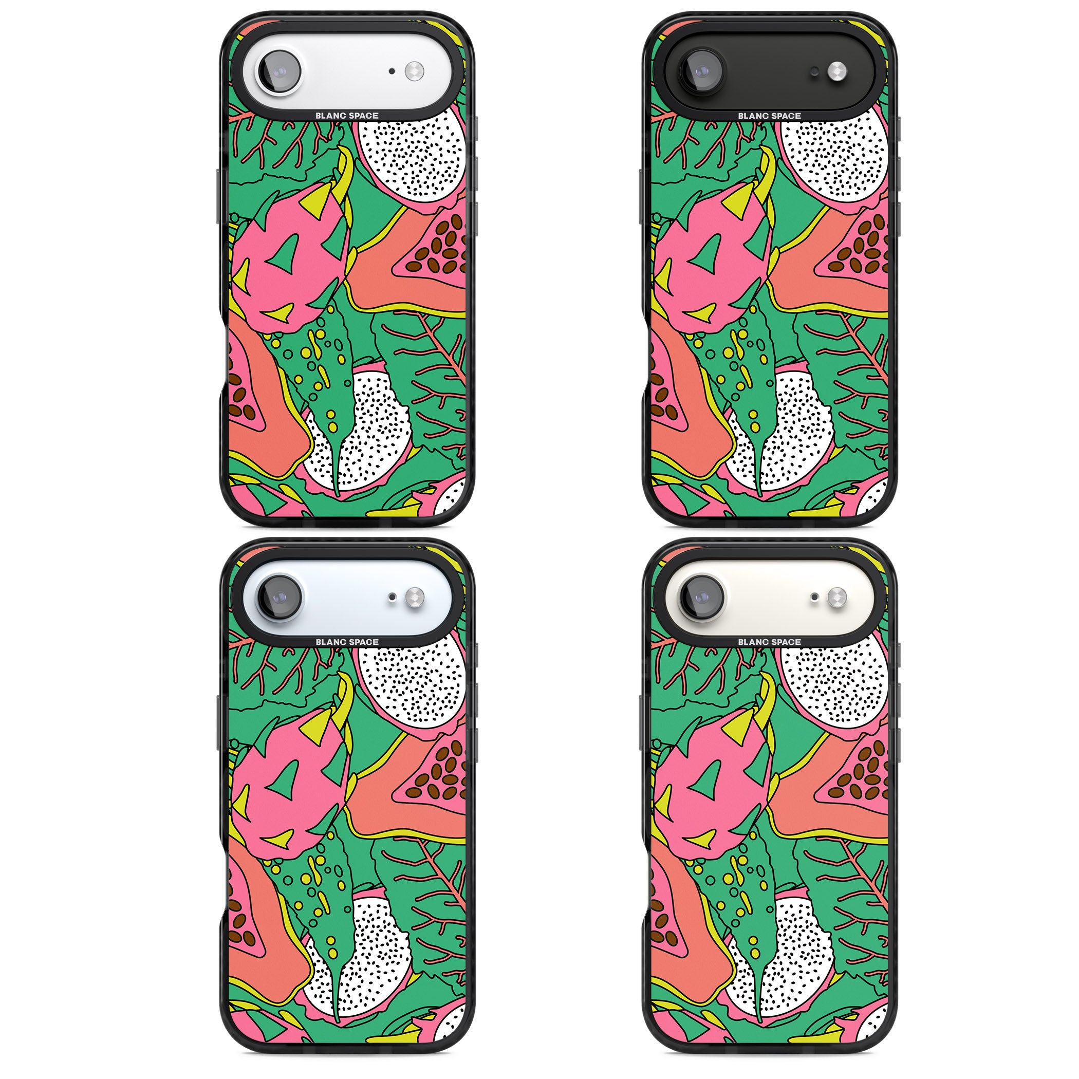 Psychedelic Salad iPhone 17 Air Impact Pro Black Phone Case APT Impact Protection