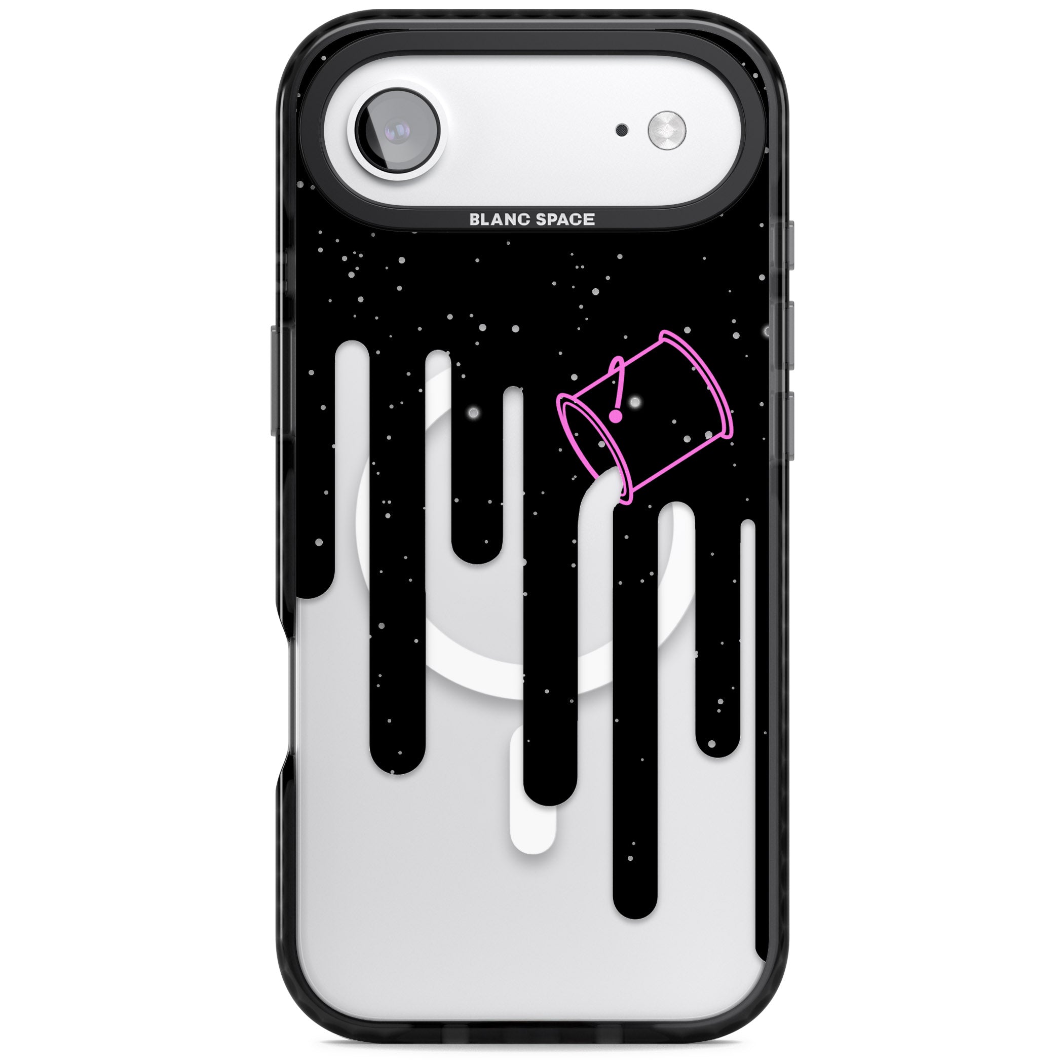 Cosmic Drip iPhone 17 Air Impact Pro Black Phone Case