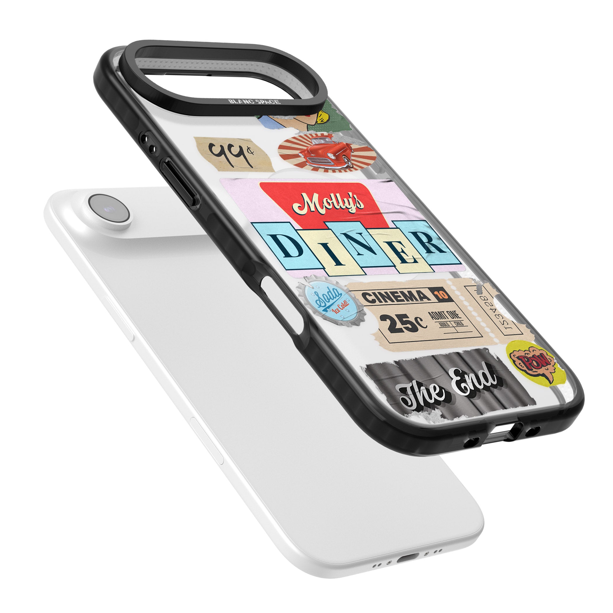 Nifty Fifties Swing iPhone 17 Air Impact Pro Black Phone Case Colours