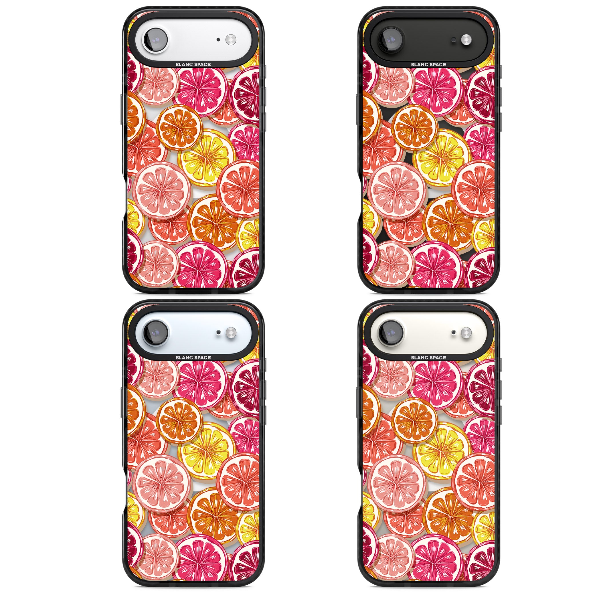 Citrus Fiesta iPhone 17 Air Impact Pro Black Phone Case APT Impact Protection