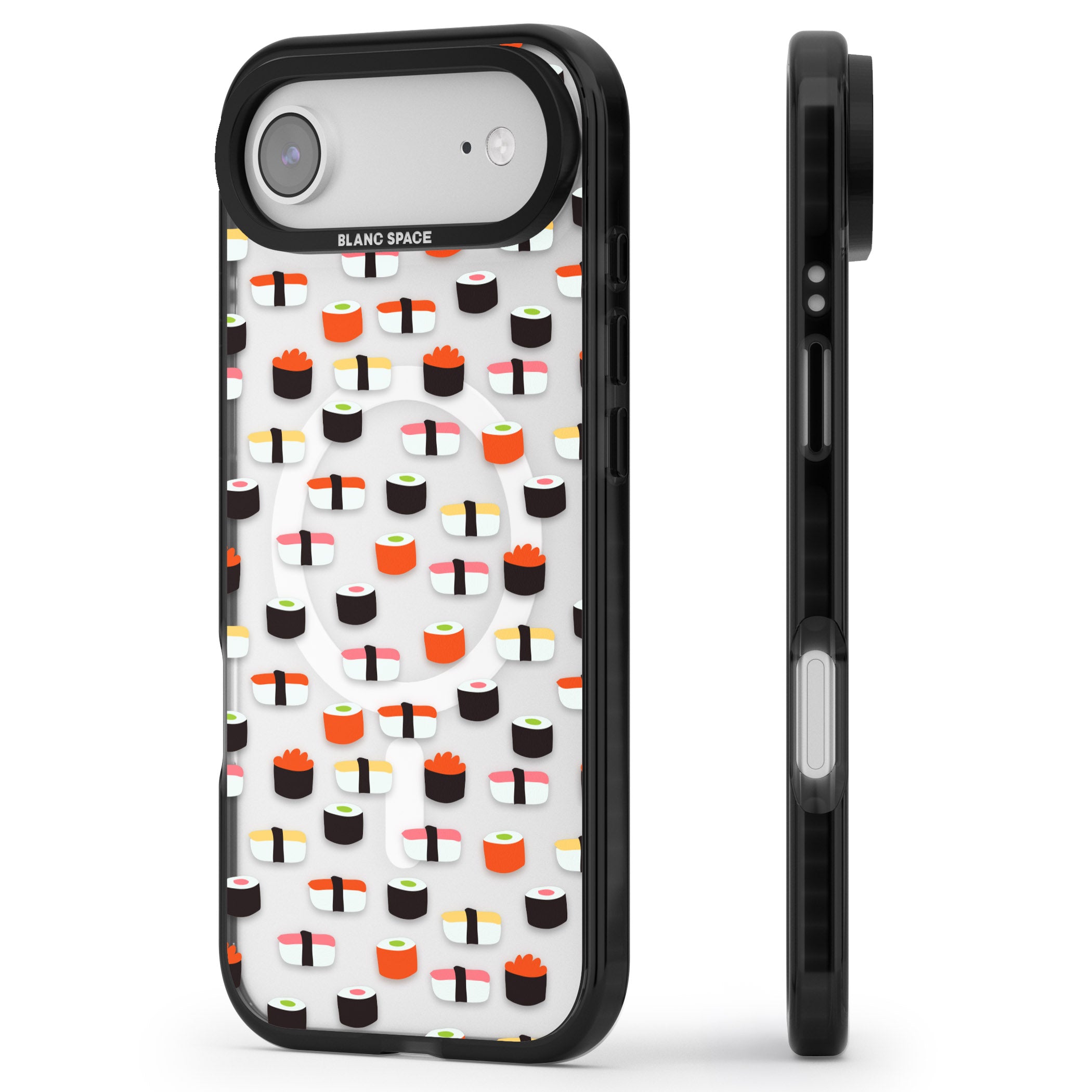 Sushi Pop iPhone 17 Air Impact Pro Black Phone Case Side Profile