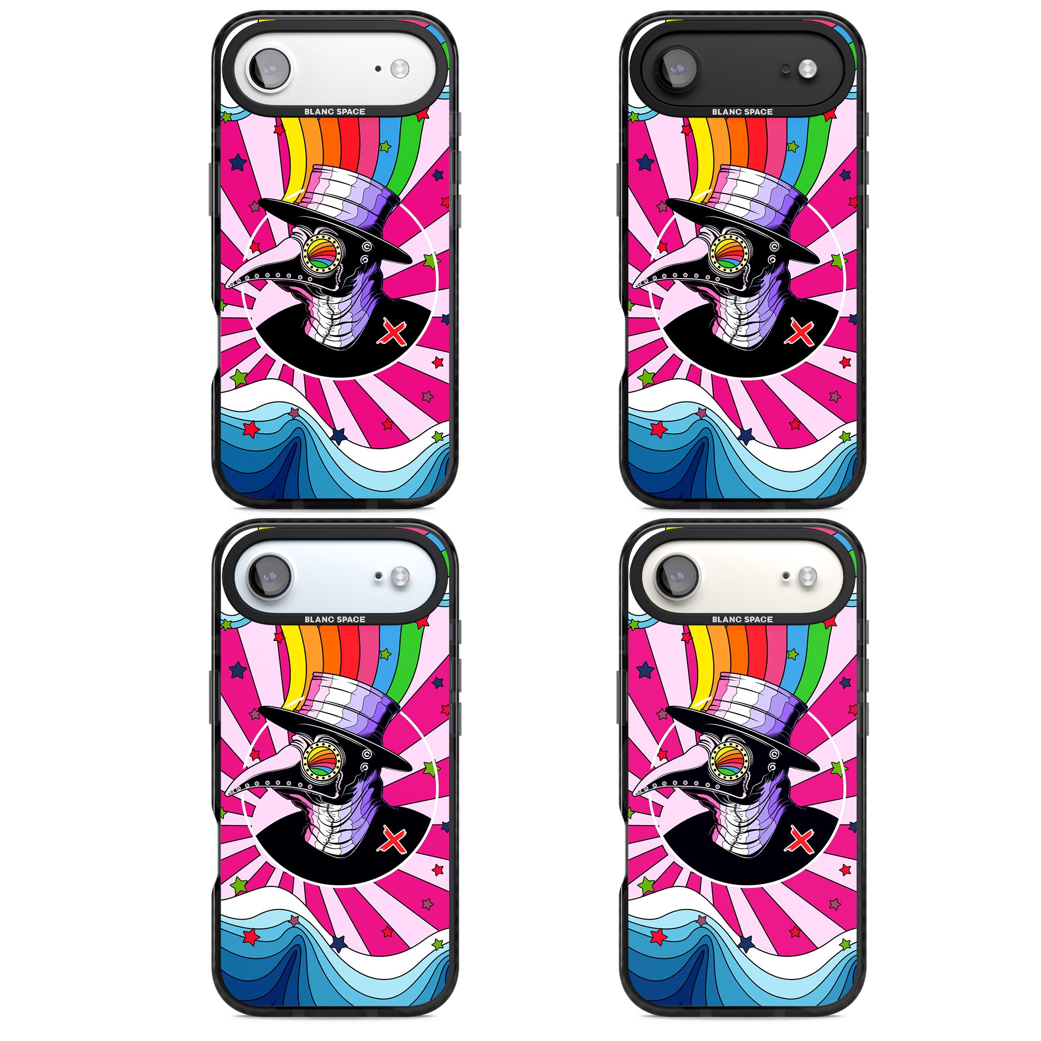 Plague Doctor Passion iPhone 17 Air Impact Pro Black Phone Case APT Impact Protection