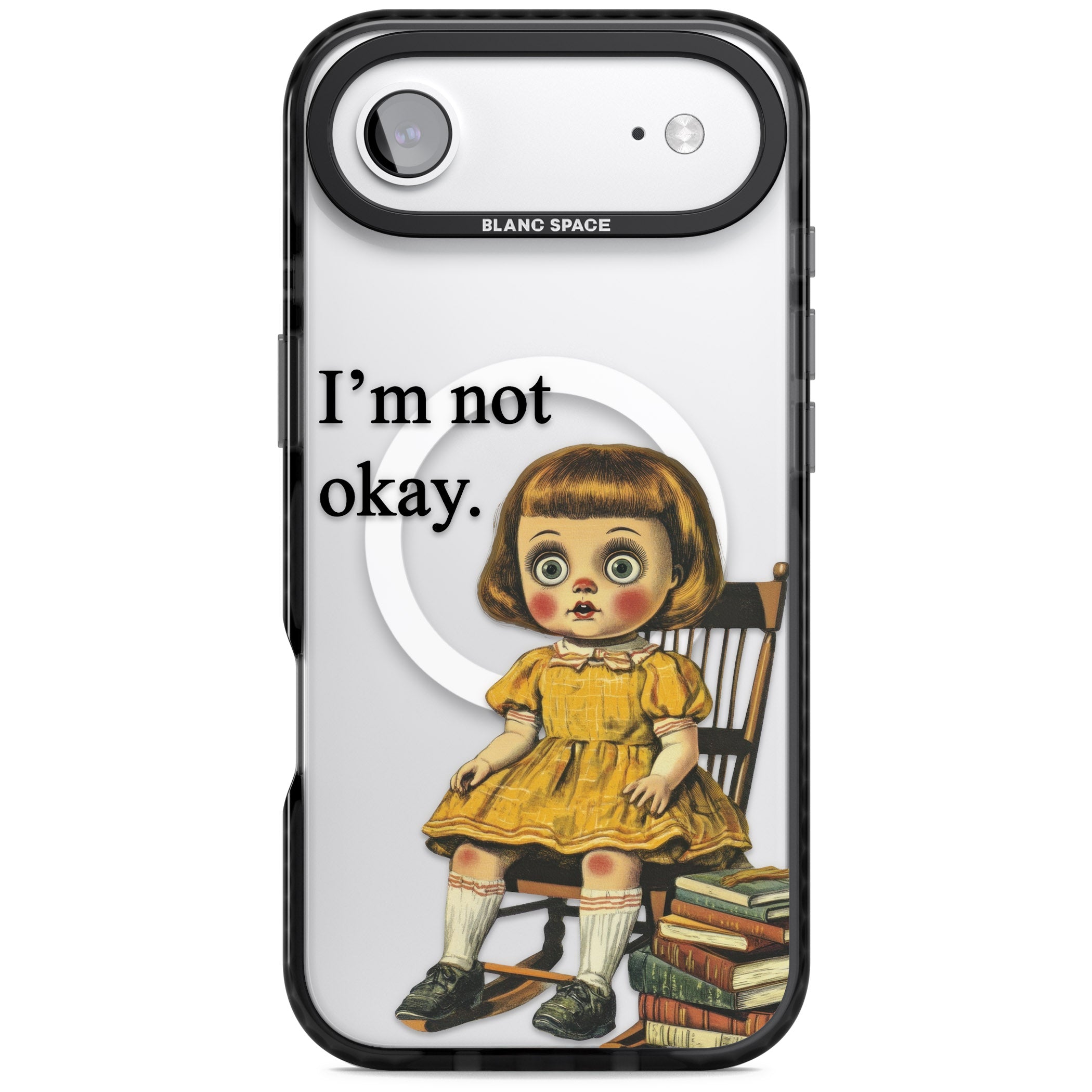 Im Not Okay iPhone 17 Air Impact Pro Black Phone Case