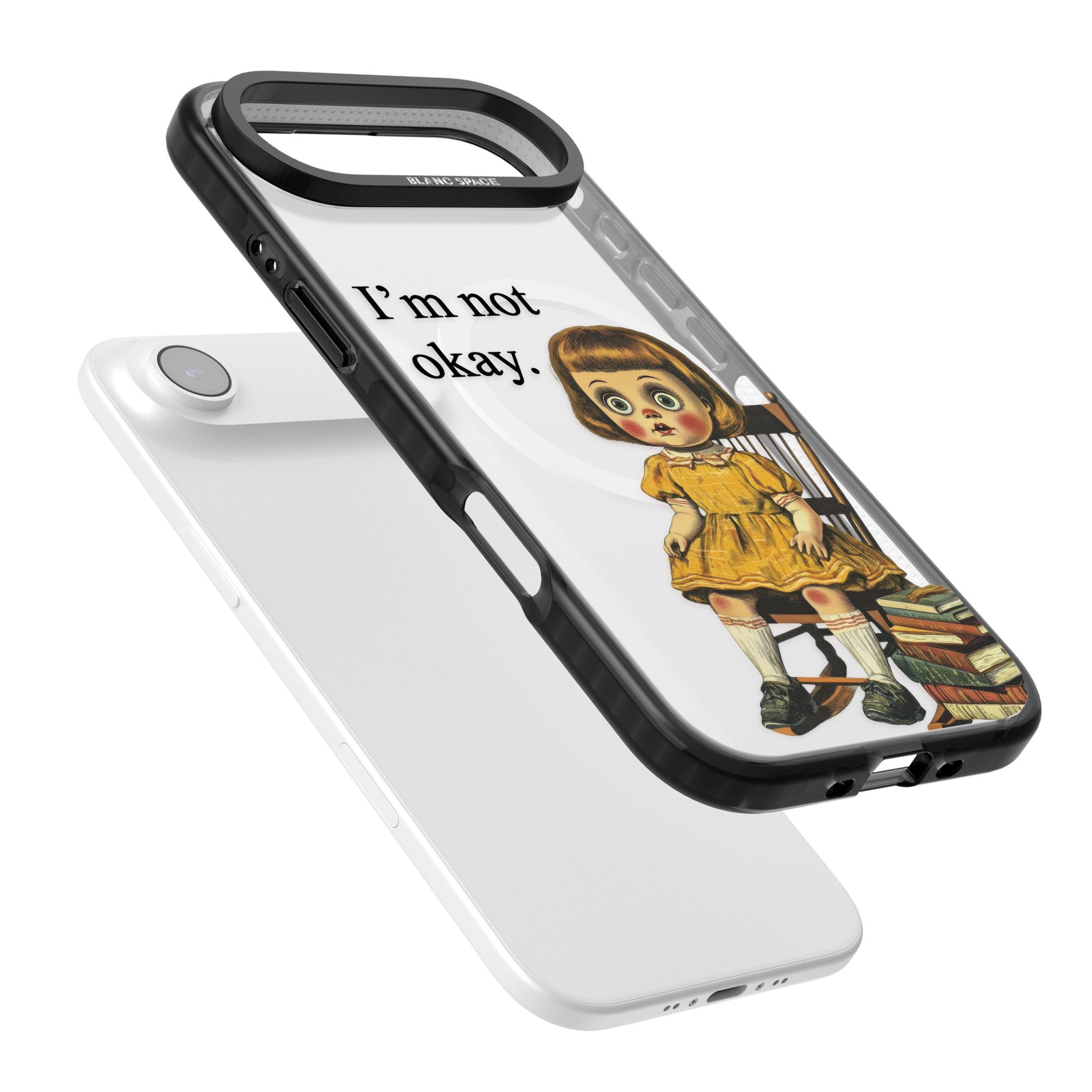 Im Not Okay iPhone 17 Air Impact Pro Black Phone Case Colours