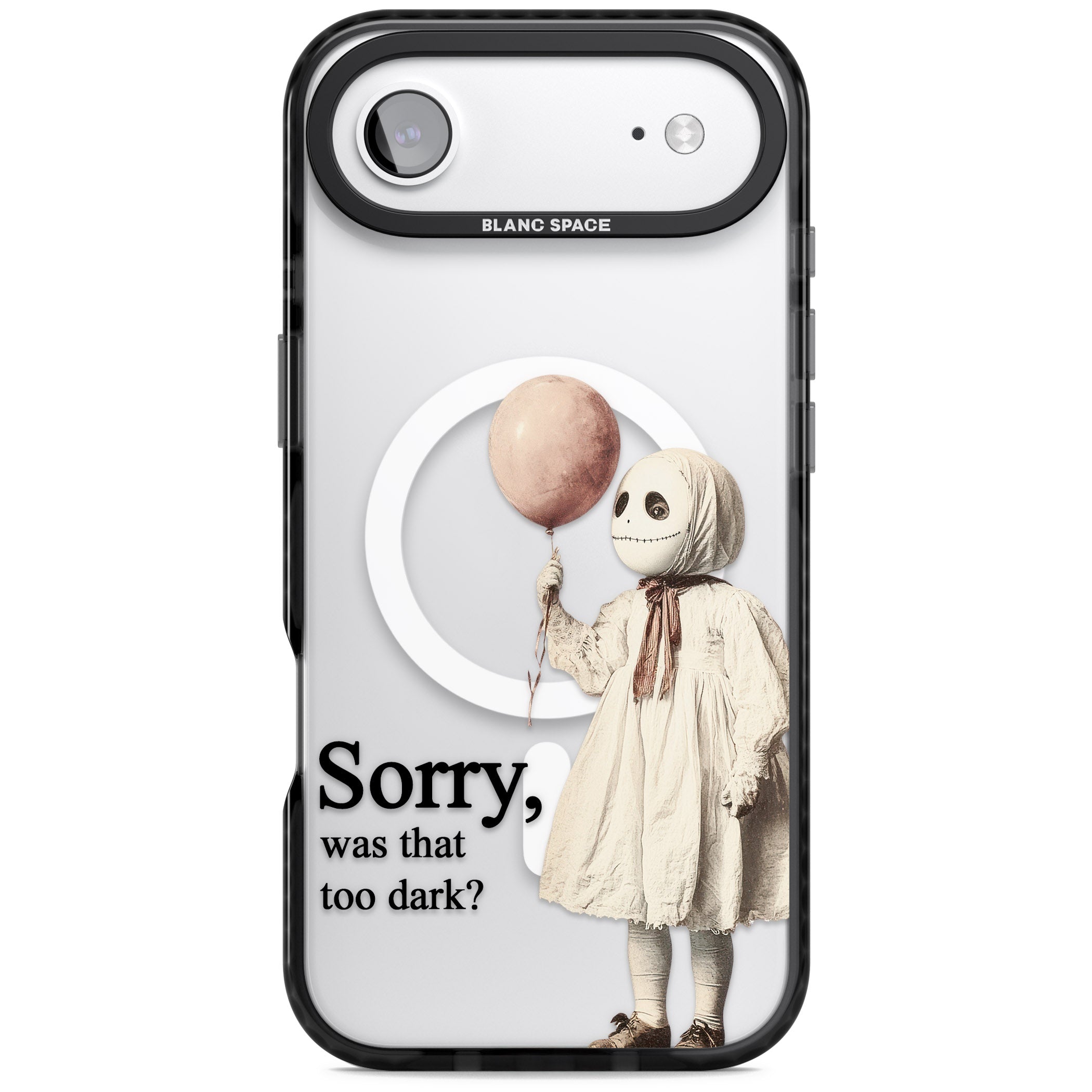 Sorry Was That Too Dark iPhone 17 Air Impact Pro Black Phone Case