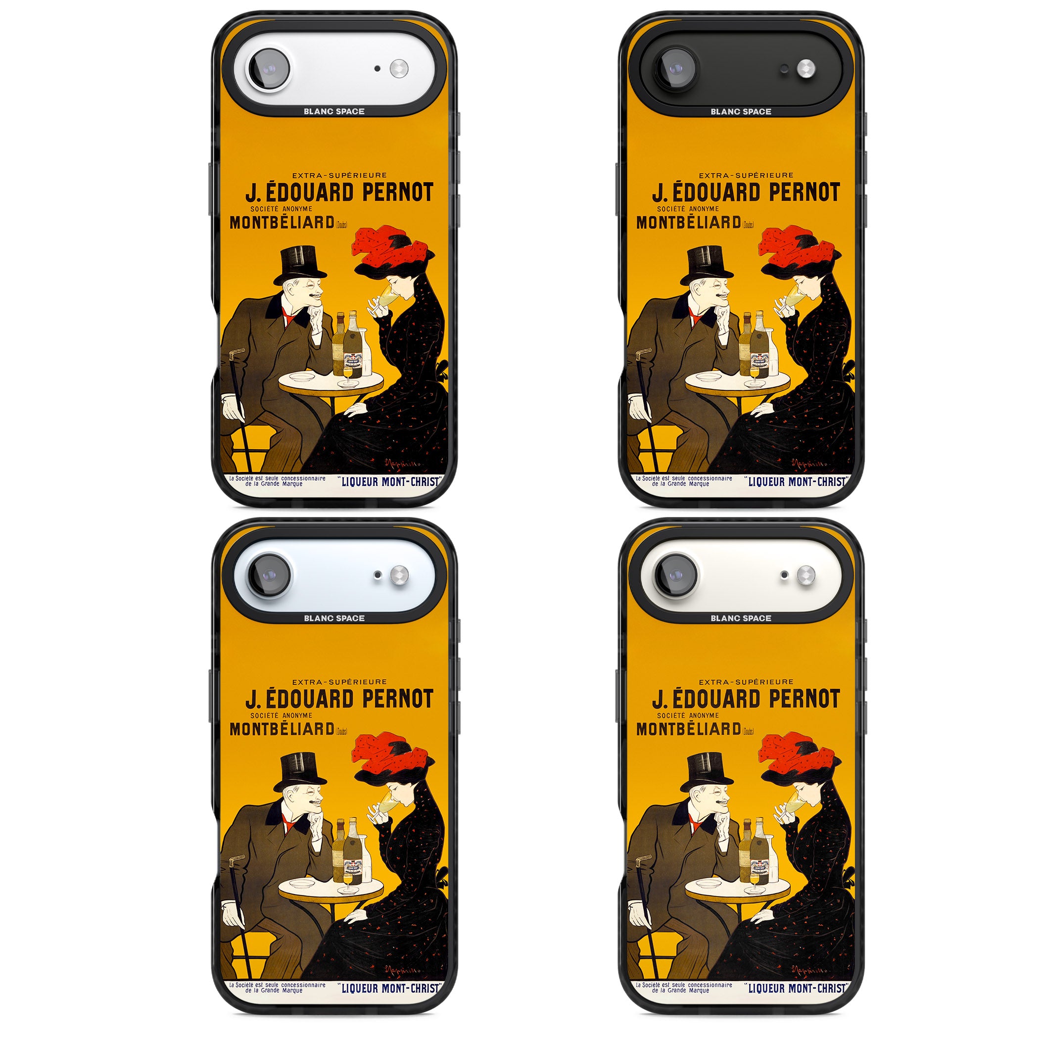 Absinthe, J.Edouard Pernot Poster iPhone 17 Air Impact Pro Black Phone Case APT Impact Protection