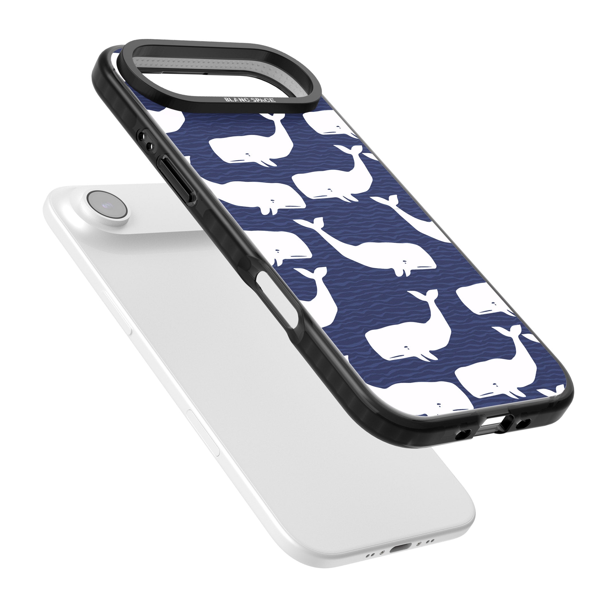 Whale Dreams iPhone 17 Air Impact Pro Black Phone Case Colours