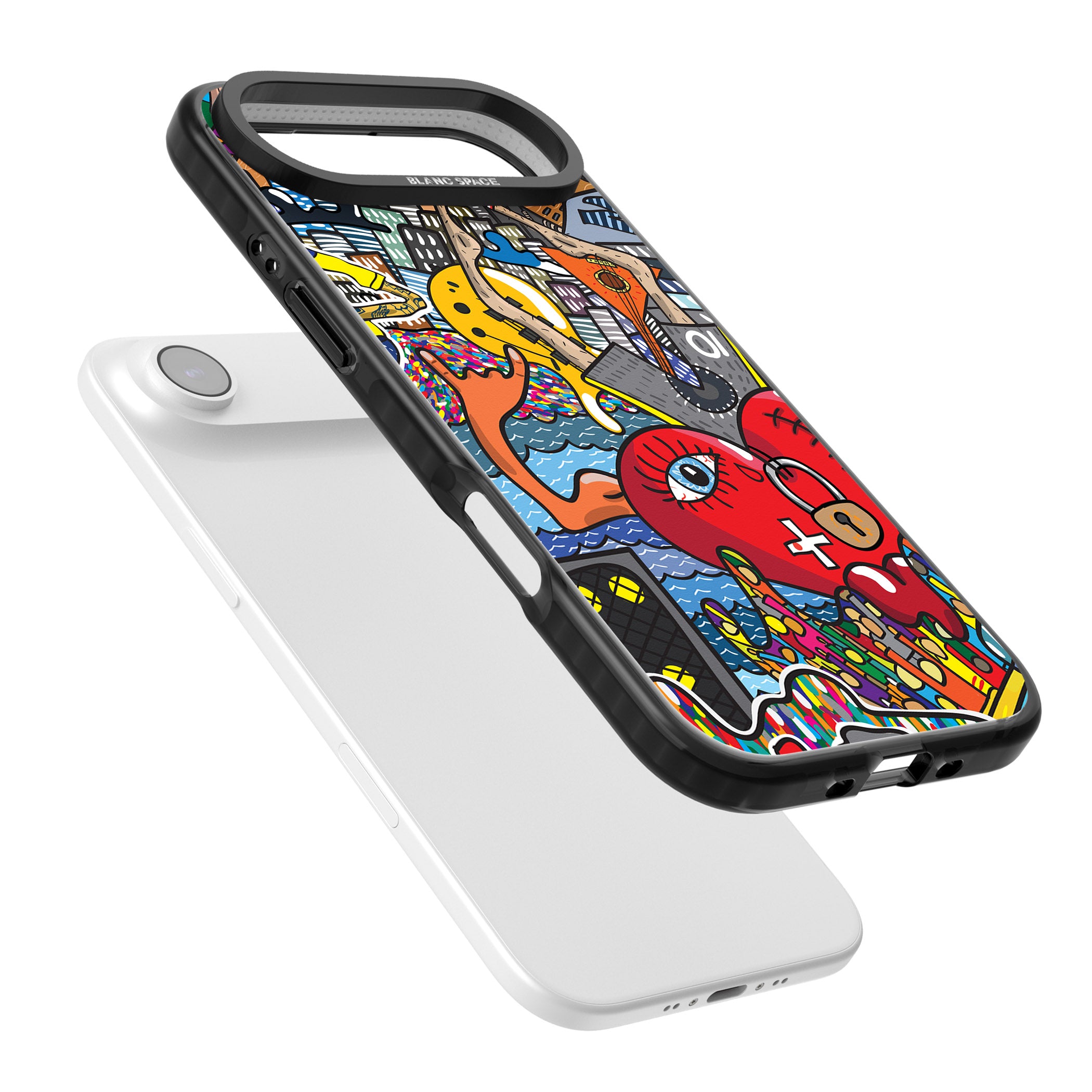 Crowd Tsunami iPhone 17 Air Impact Pro Black Phone Case Colours