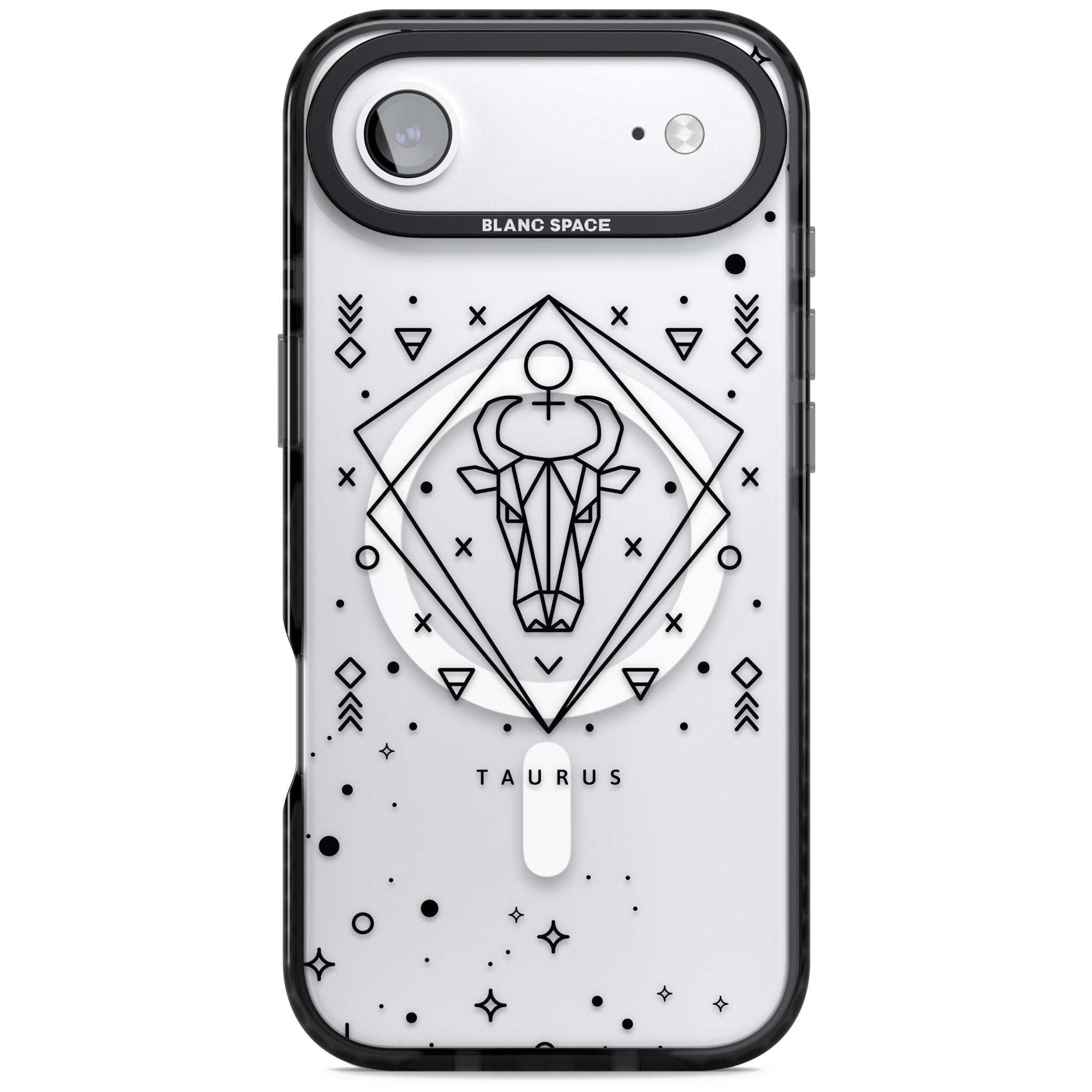Taurus Emblem iPhone 17 Air Impact Pro Black Phone Case