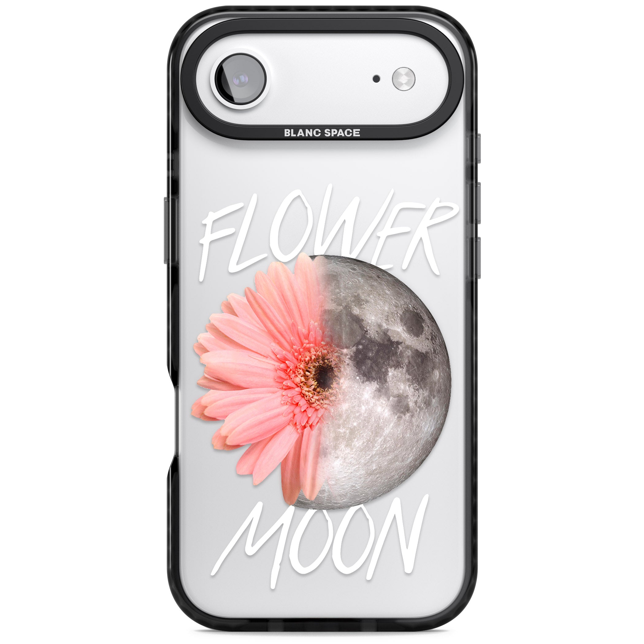 Flower Moon iPhone 17 Air Impact Black Phone Case