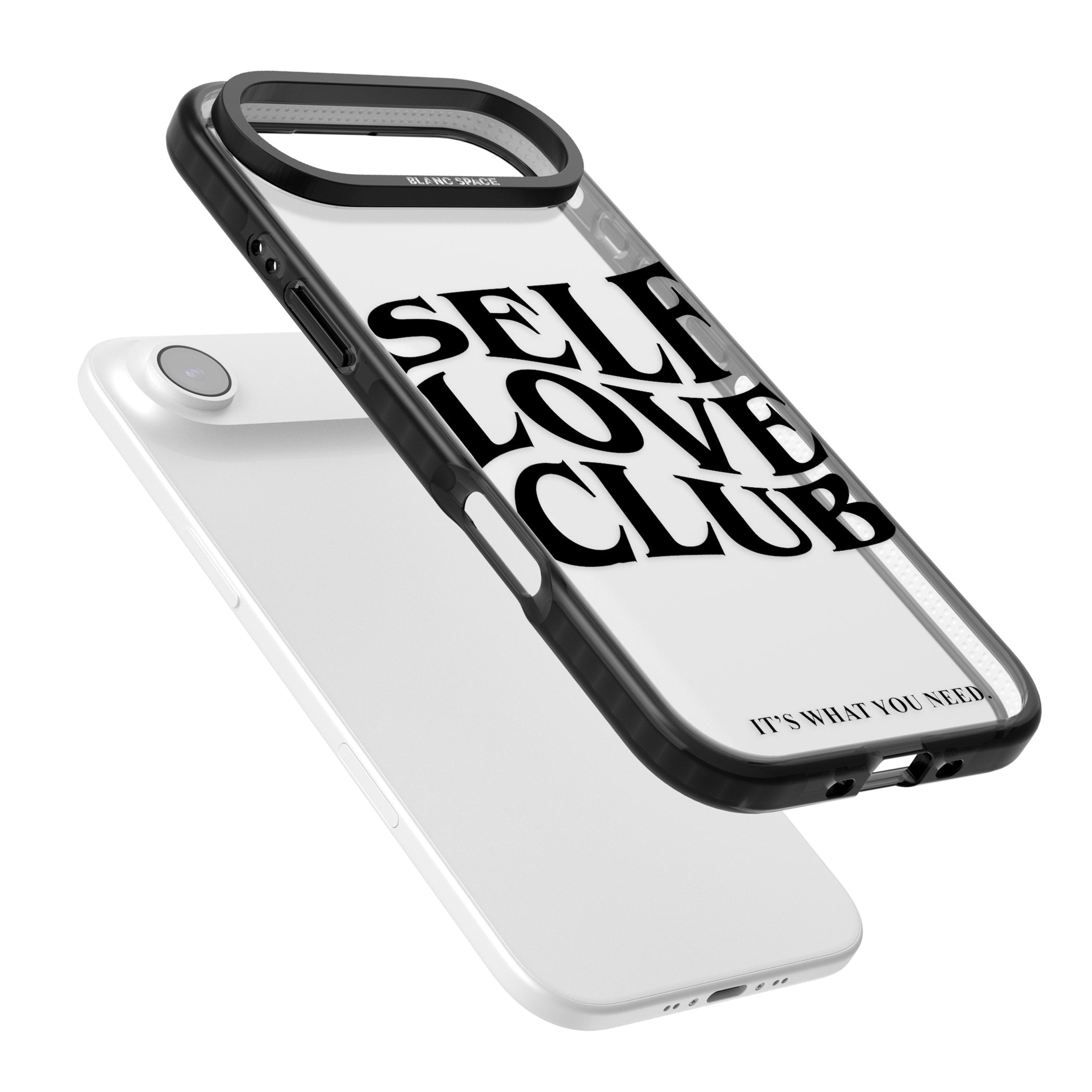 Self Love Club Black iPhone 17 Air Impact Black Phone Case Colours