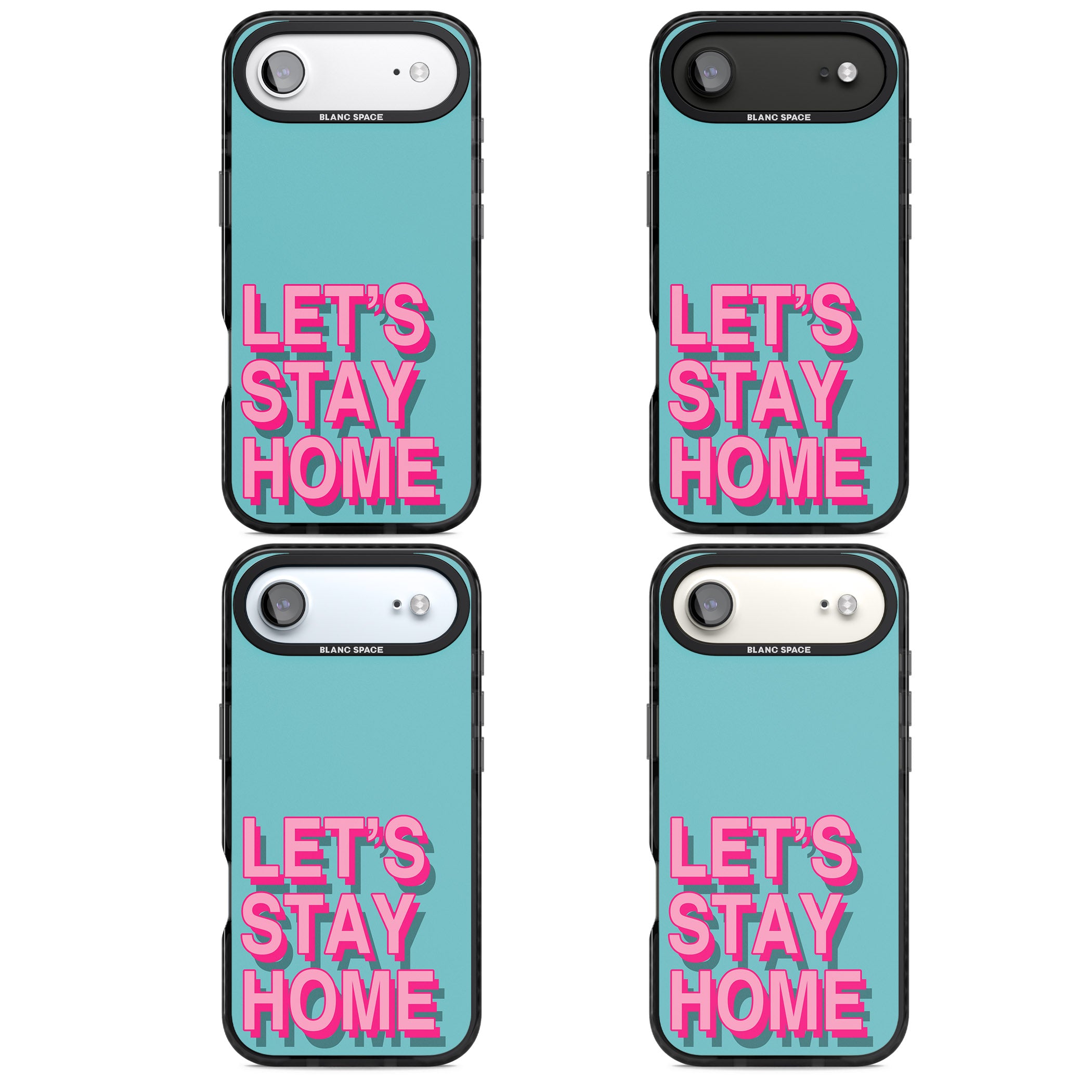 Let'S Stay Home iPhone 17 Air Impact Black Phone Case APT Impact Protection