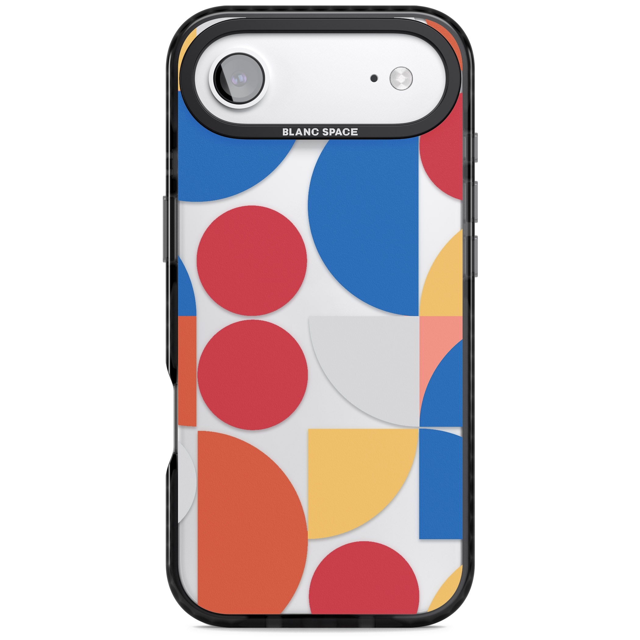 Abstract Colorful Geometric iPhone 17 Air Impact Black Phone Case