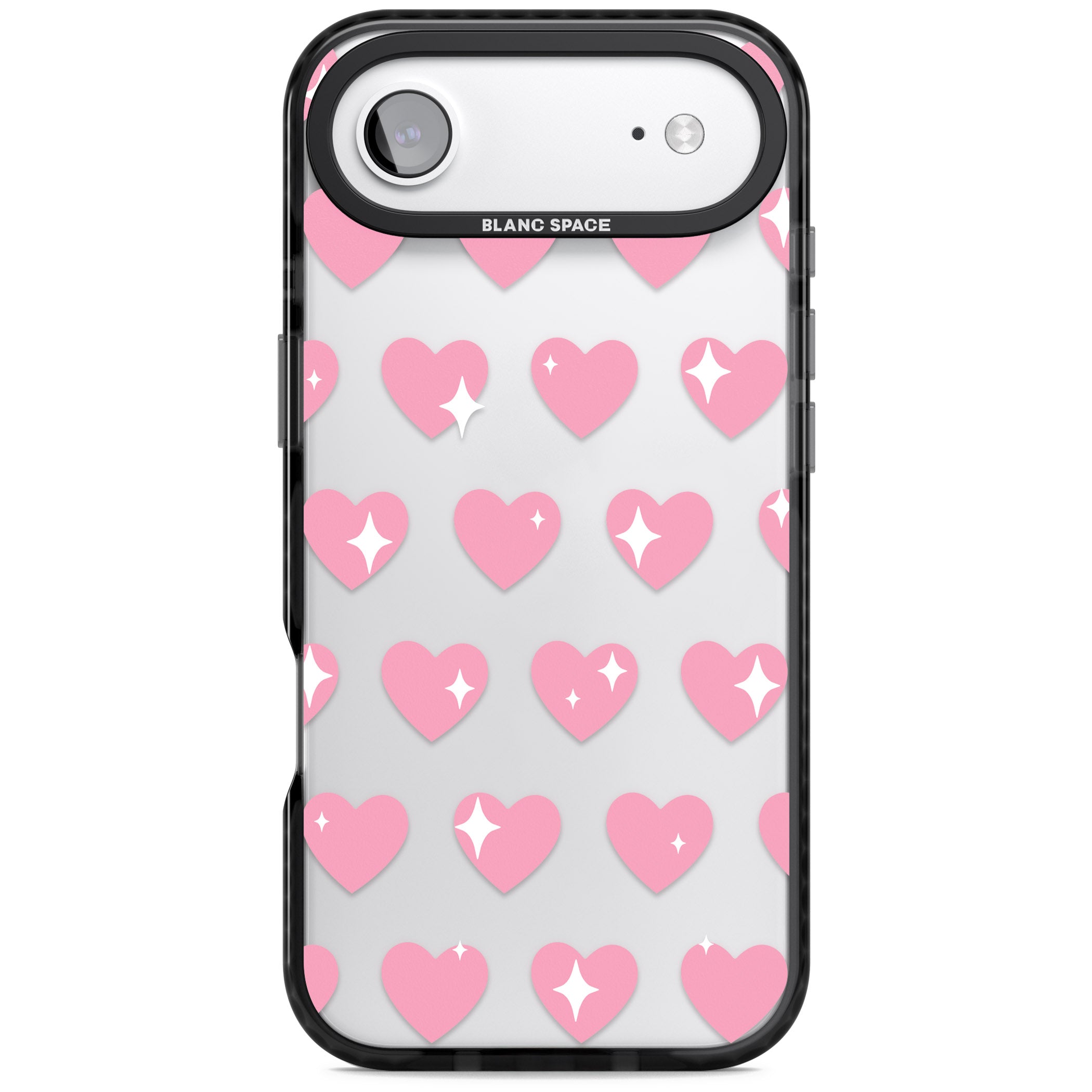 Sweet Hearts iPhone 17 Air Impact Black Phone Case