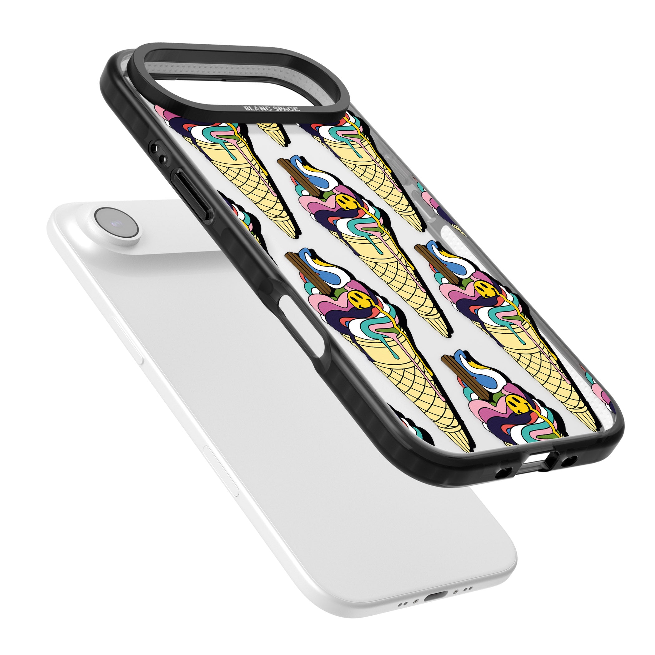 Trip & Drip Ice Cream iPhone 17 Air Impact Black Phone Case Colours