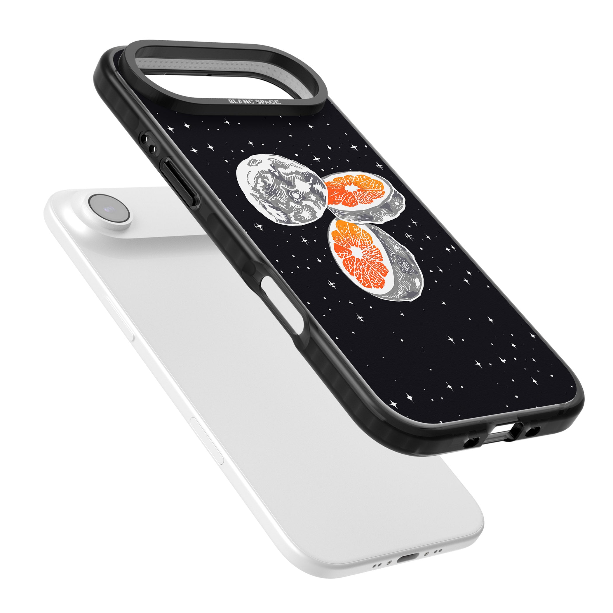 Blood Orange Moon iPhone 17 Air Impact Black Phone Case Colours