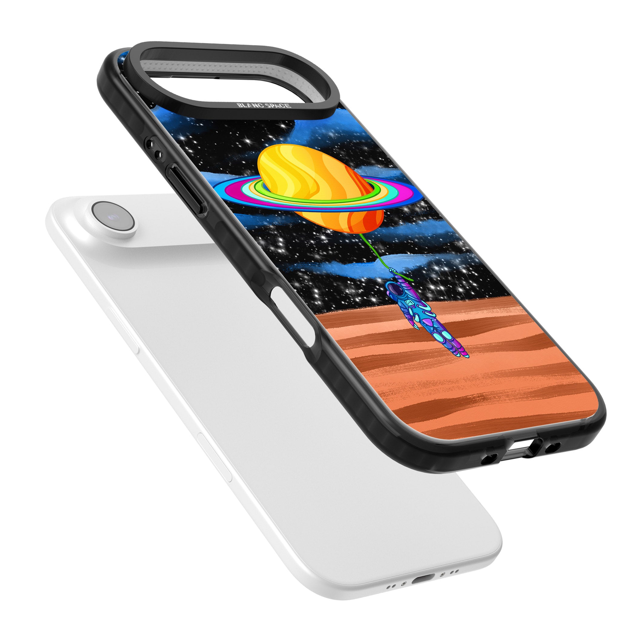 World On Helium iPhone 17 Air Impact Black Phone Case Colours