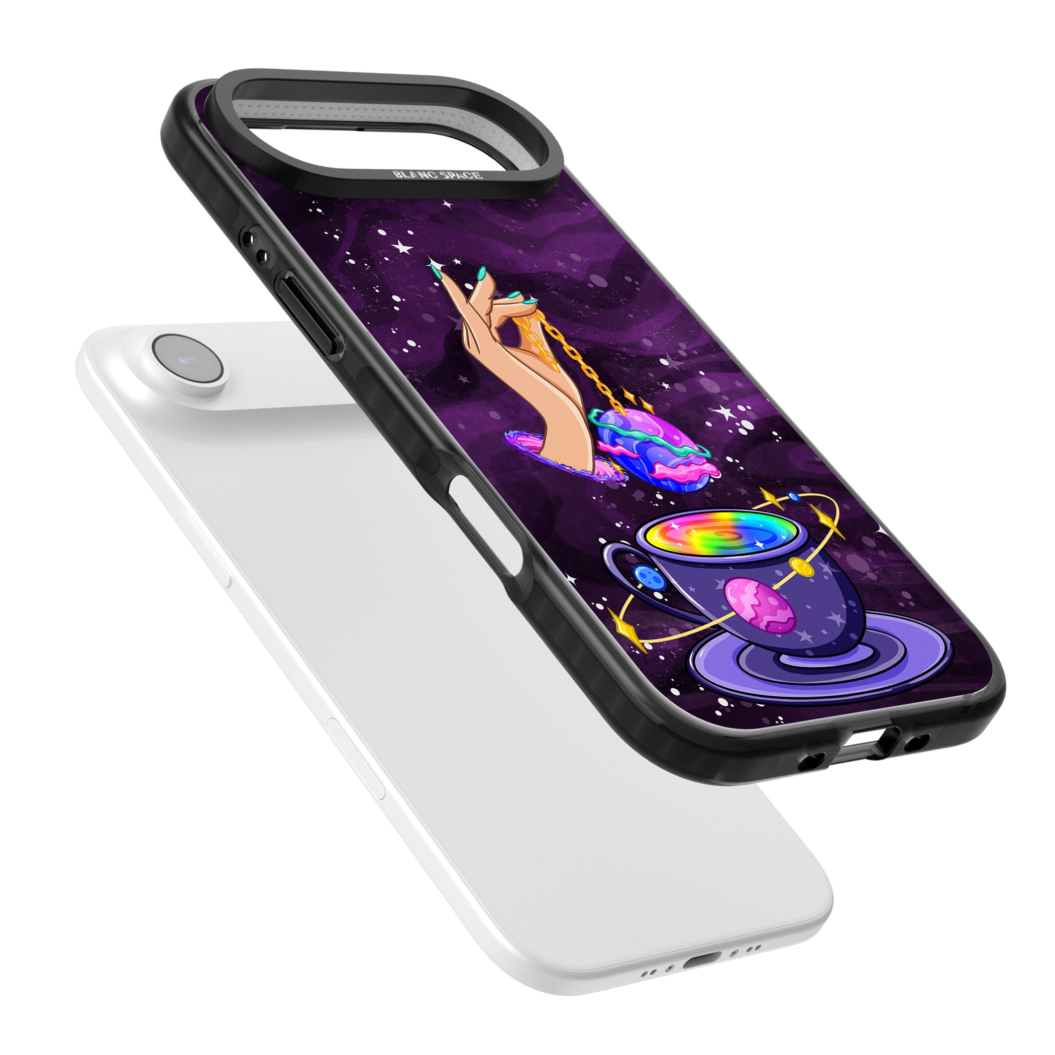 Space Tea iPhone 17 Air Impact Black Phone Case Colours