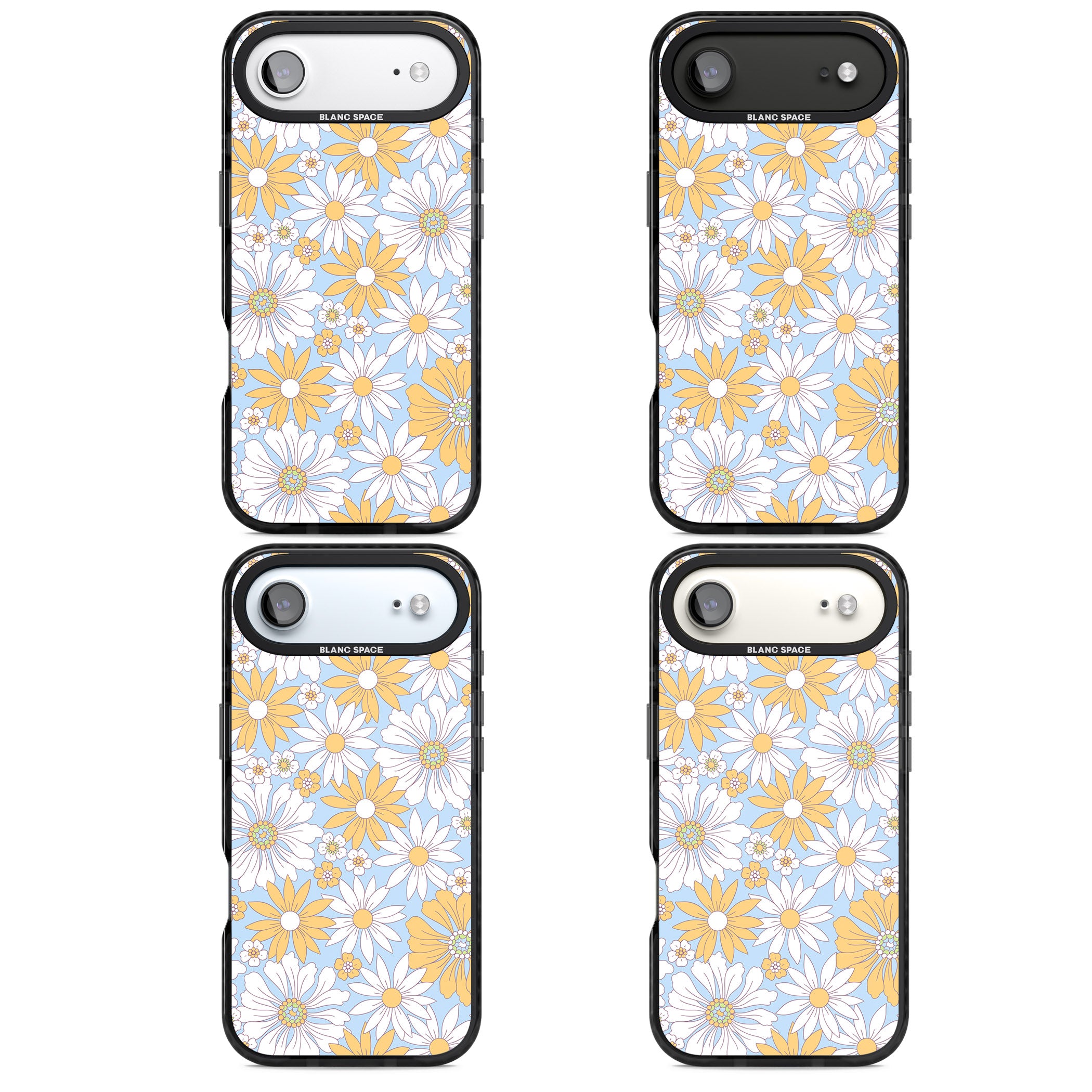 Summers Day Flower Mix iPhone 17 Air Impact Black Phone Case APT Impact Protection
