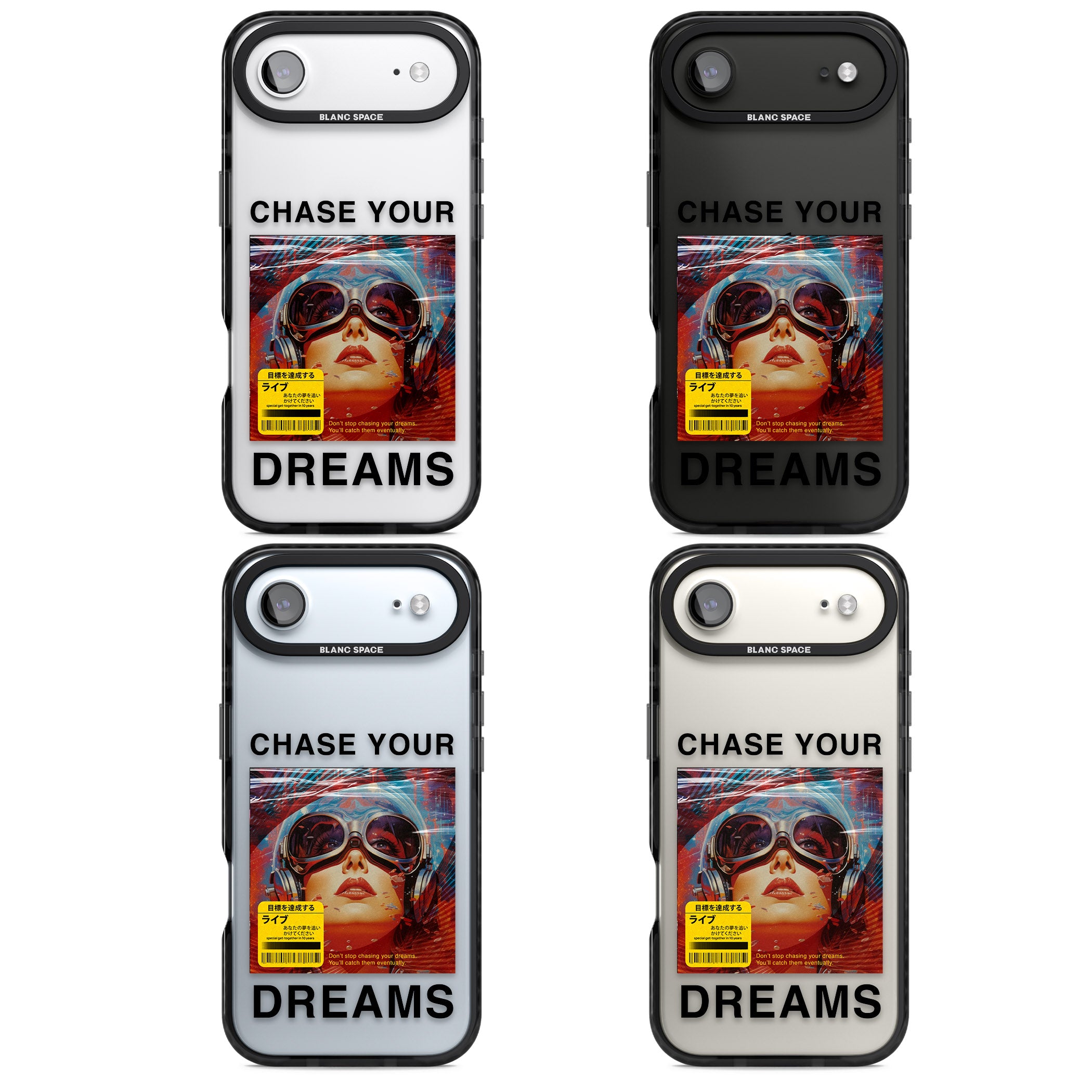 Chase Your Dreams iPhone 17 Air Impact Black Phone Case APT Impact Protection