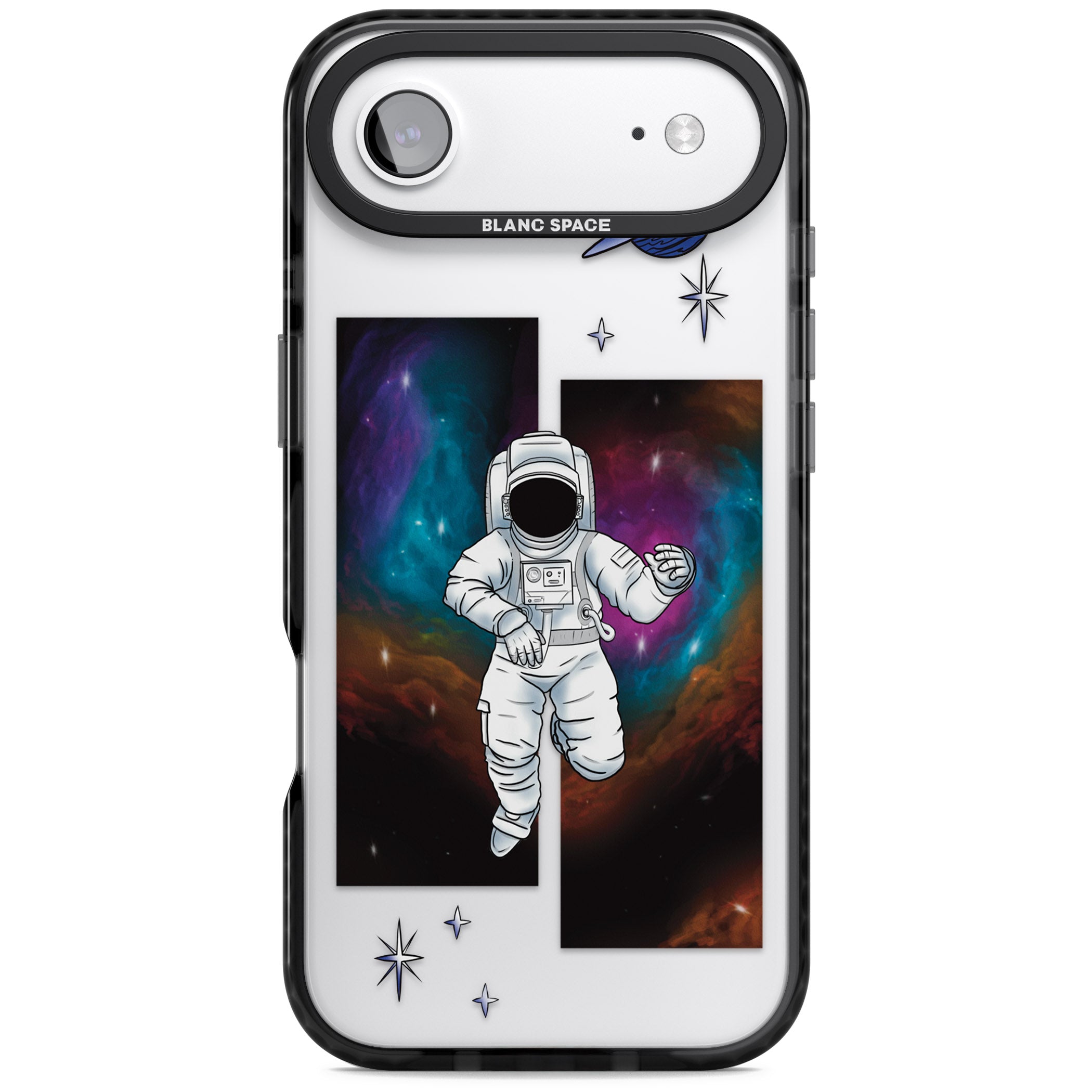 Escape The Nebula iPhone 17 Air Impact Black Phone Case