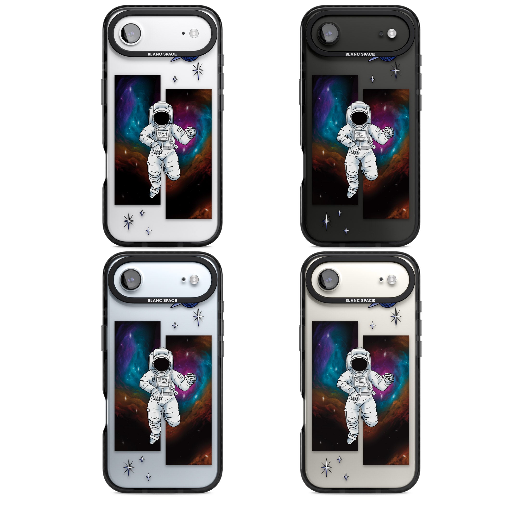 Escape The Nebula iPhone 17 Air Impact Black Phone Case APT Impact Protection