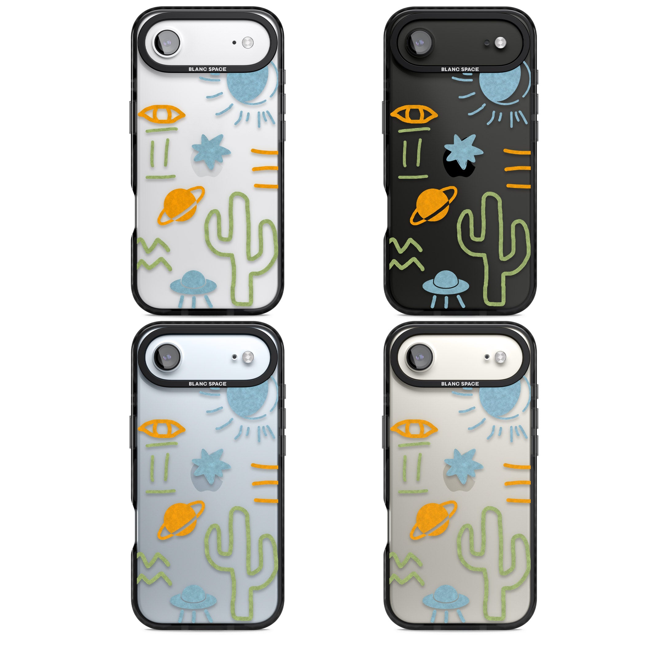 Summer Heat iPhone 17 Air Impact Black Phone Case APT Impact Protection