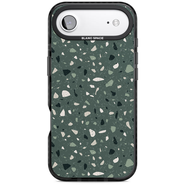 Green & Cream Terrazzo Pattern