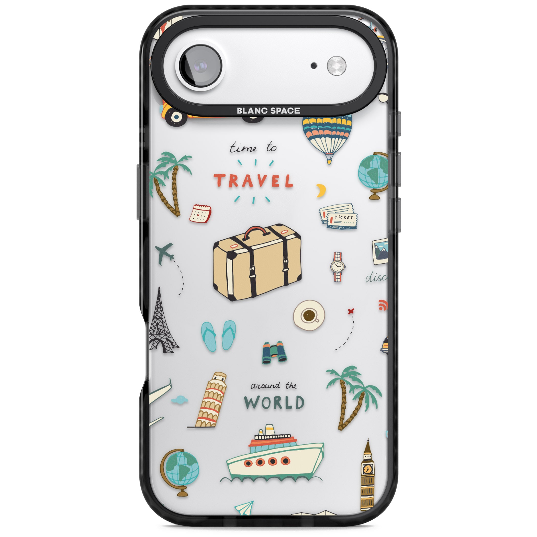 Cute Travel Pattern Transparent