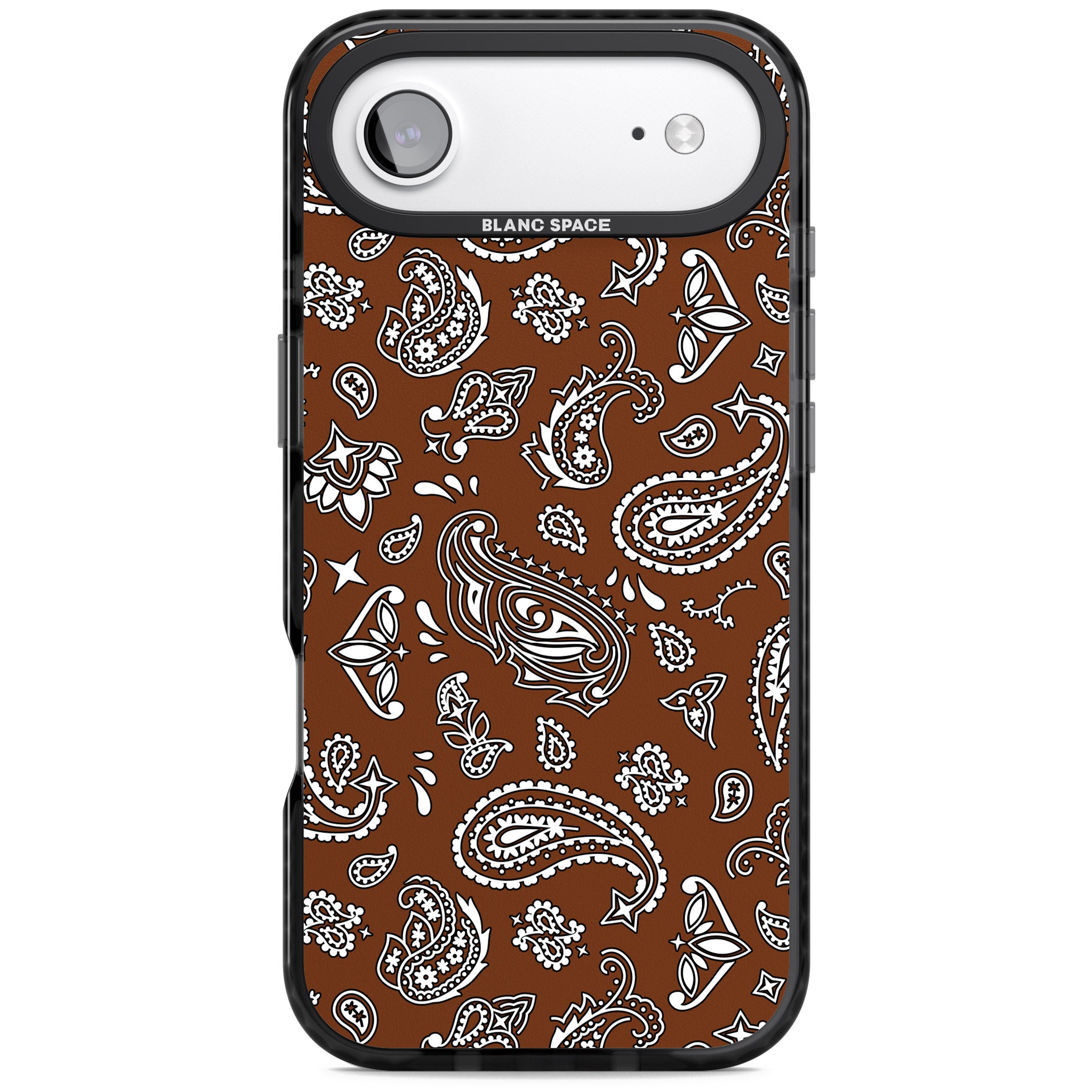 Brown Bandana iPhone 17 Air Impact Black Phone Case