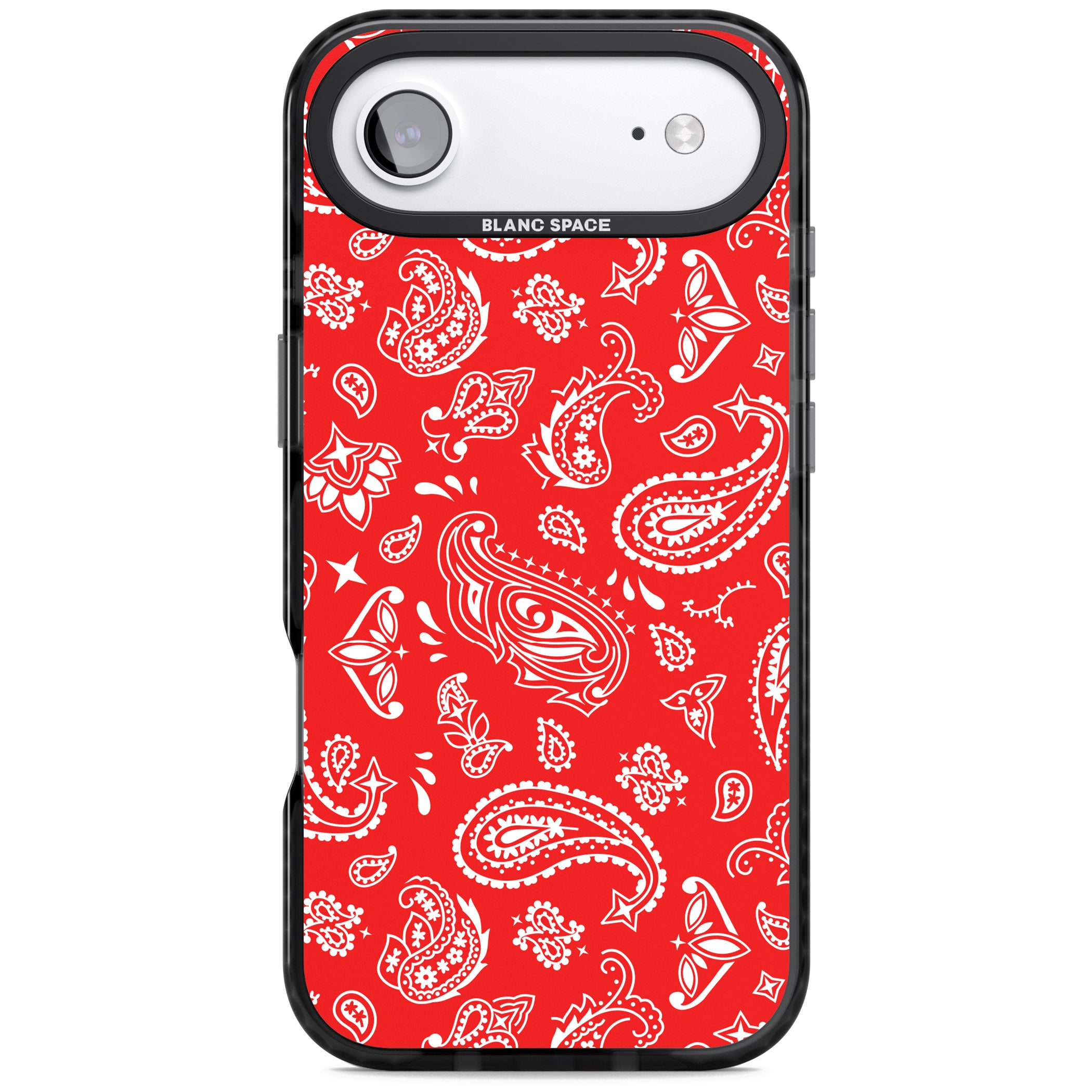Red Bandana iPhone 17 Air Impact Black Phone Case