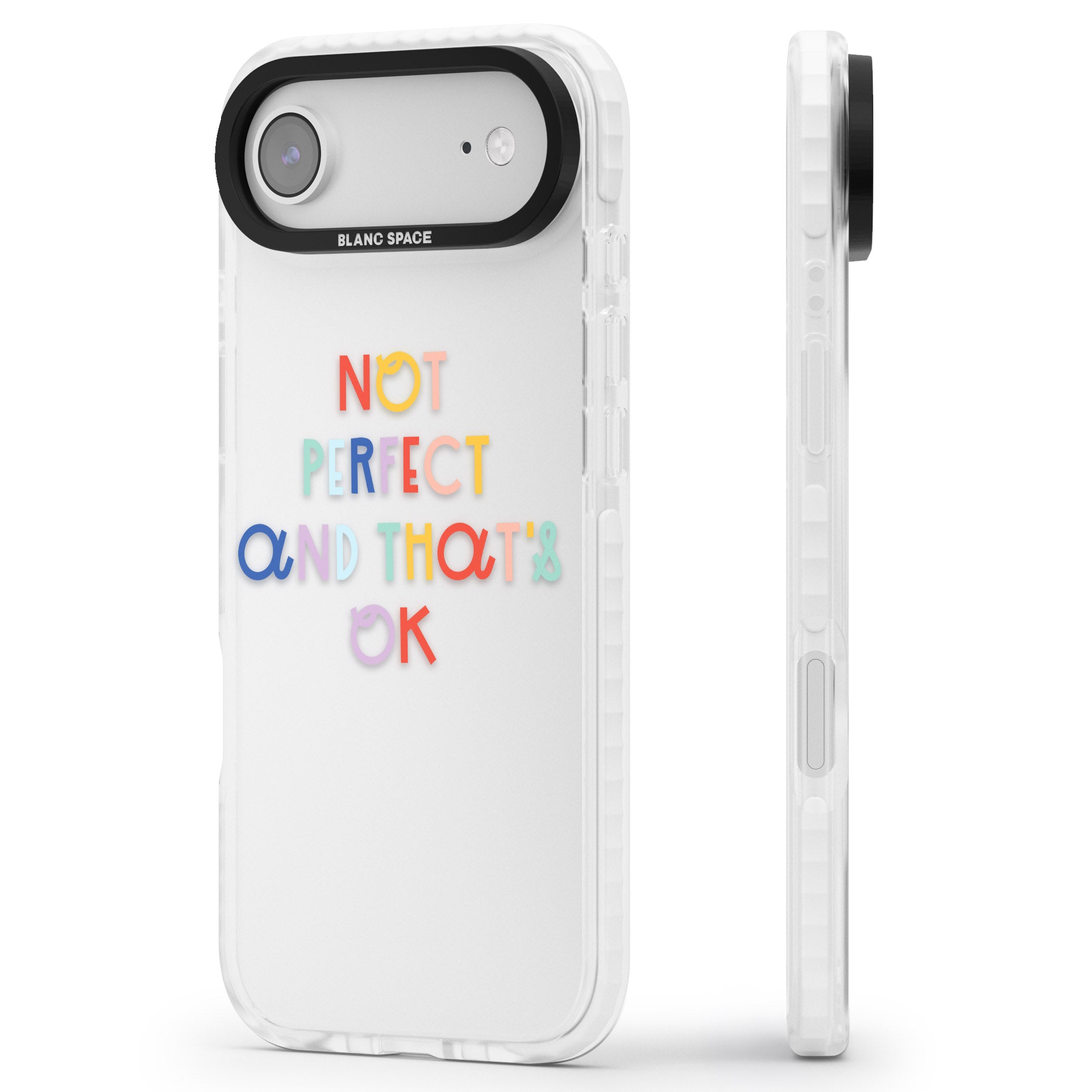 Not Perfect Clear iPhone 17 Air Impact Clear Phone Case Side Profile