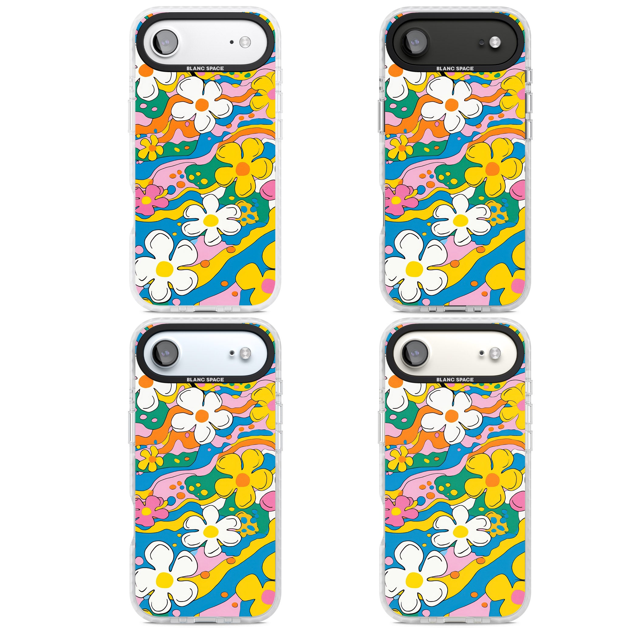 Vibrant Bloom iPhone 17 Air Impact Clear Phone Case APT Impact Protection