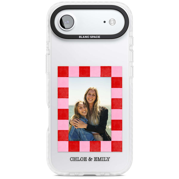Personalised Bubblegum Check Photo