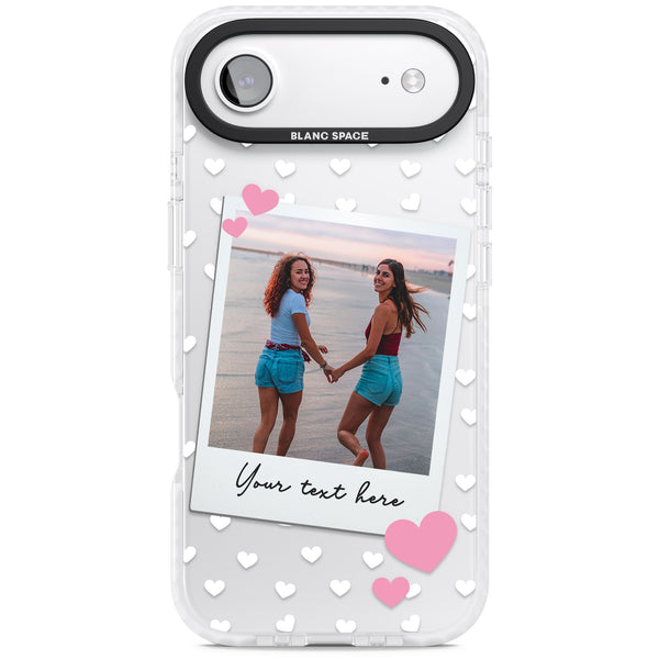 Personalised Hearts Instant Camera Photo