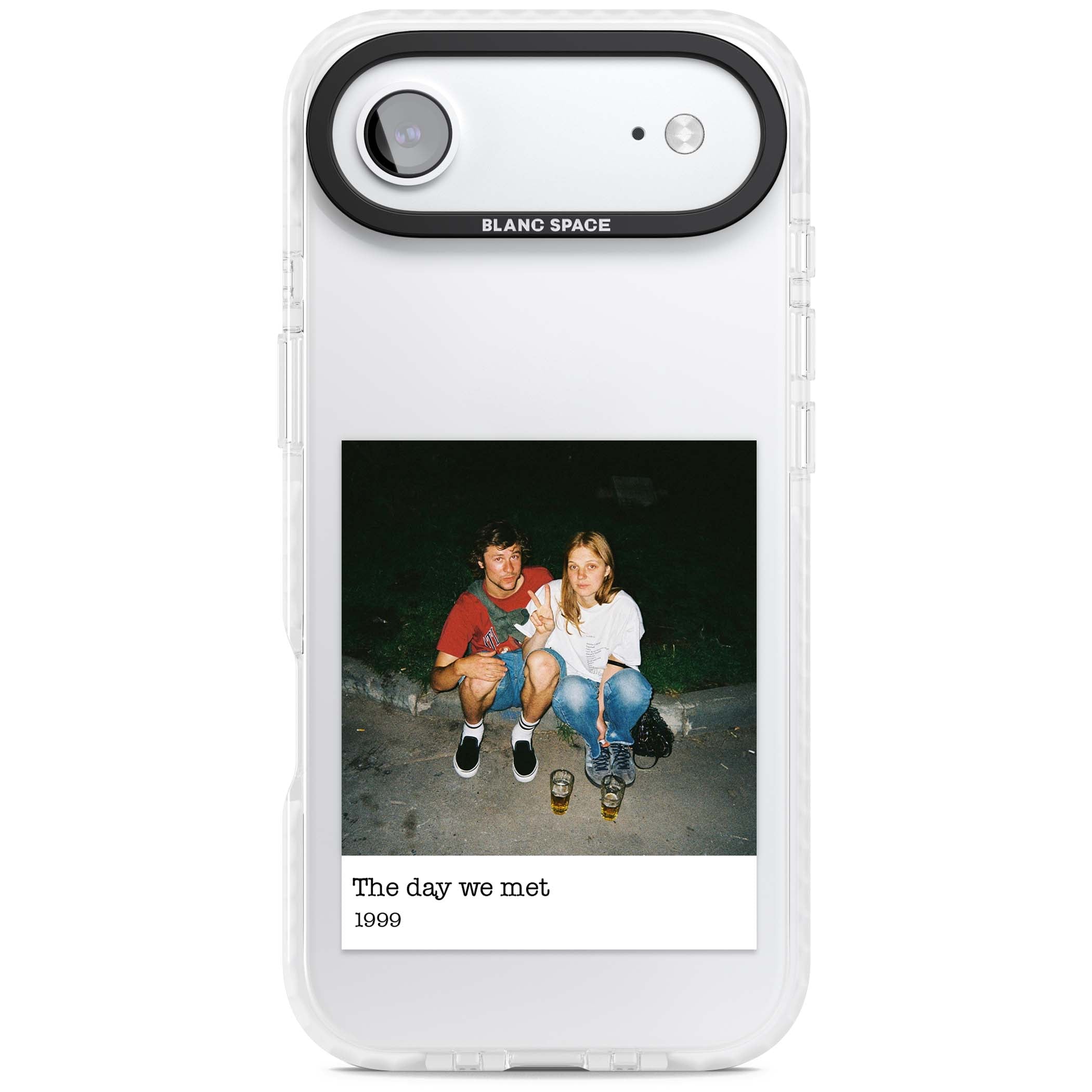 Photo Memory minimal iPhone case | Black Impact case for iPhone Air