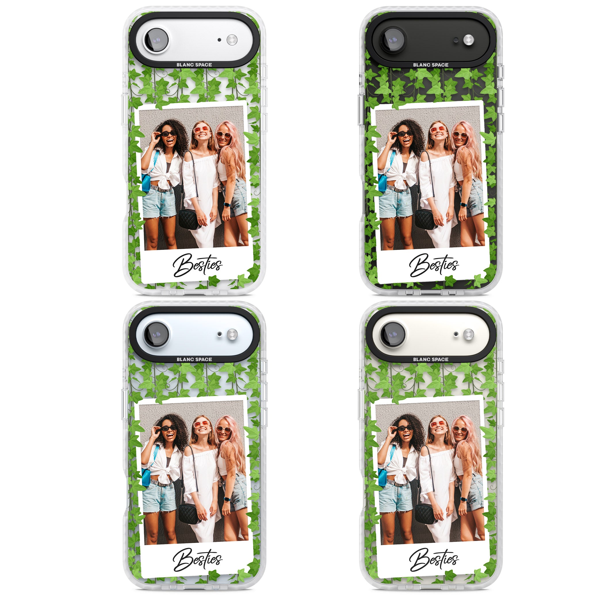 Personalised Ivy Vine Instant Photo iPhone 17 Air Impact Clear Phone Case APT Impact Protection