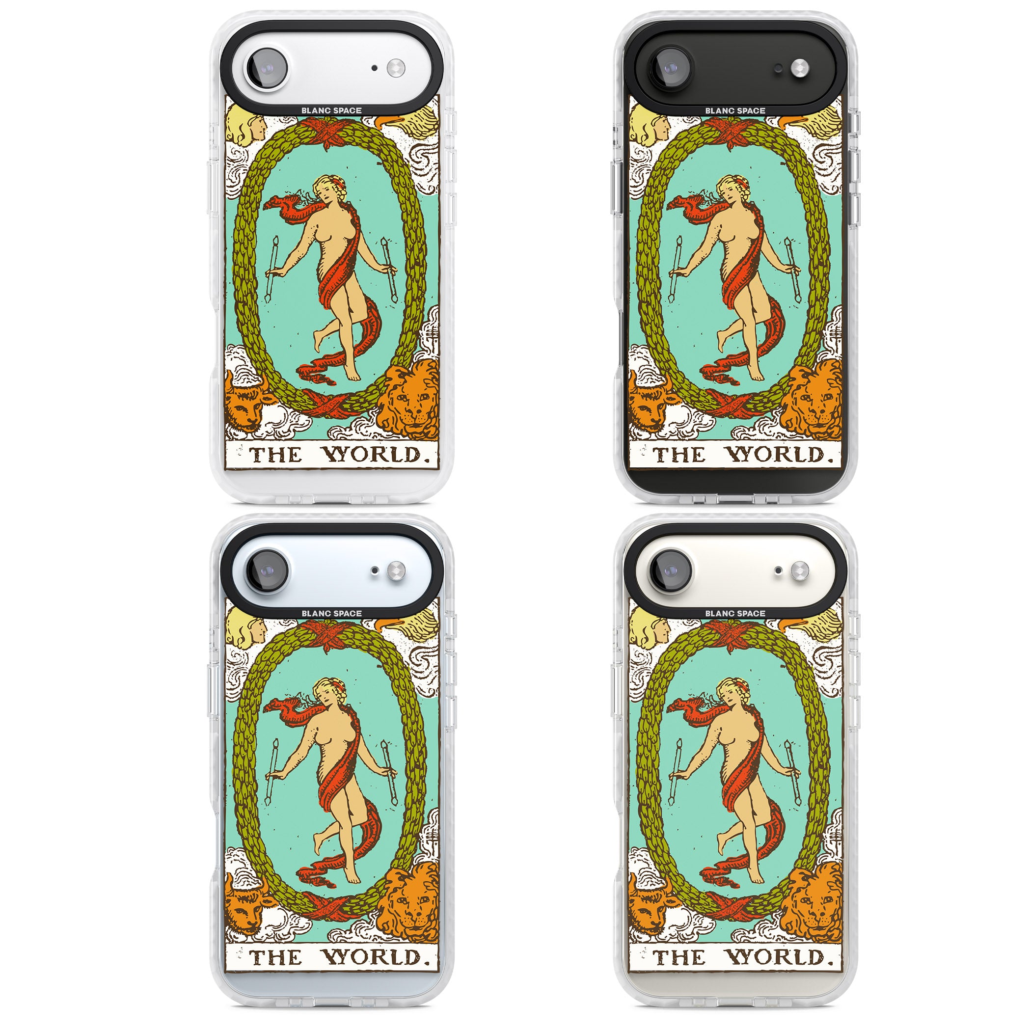 Personalised The World Tarot Card (Color) iPhone 17 Air Impact Clear Phone Case APT Impact Protection