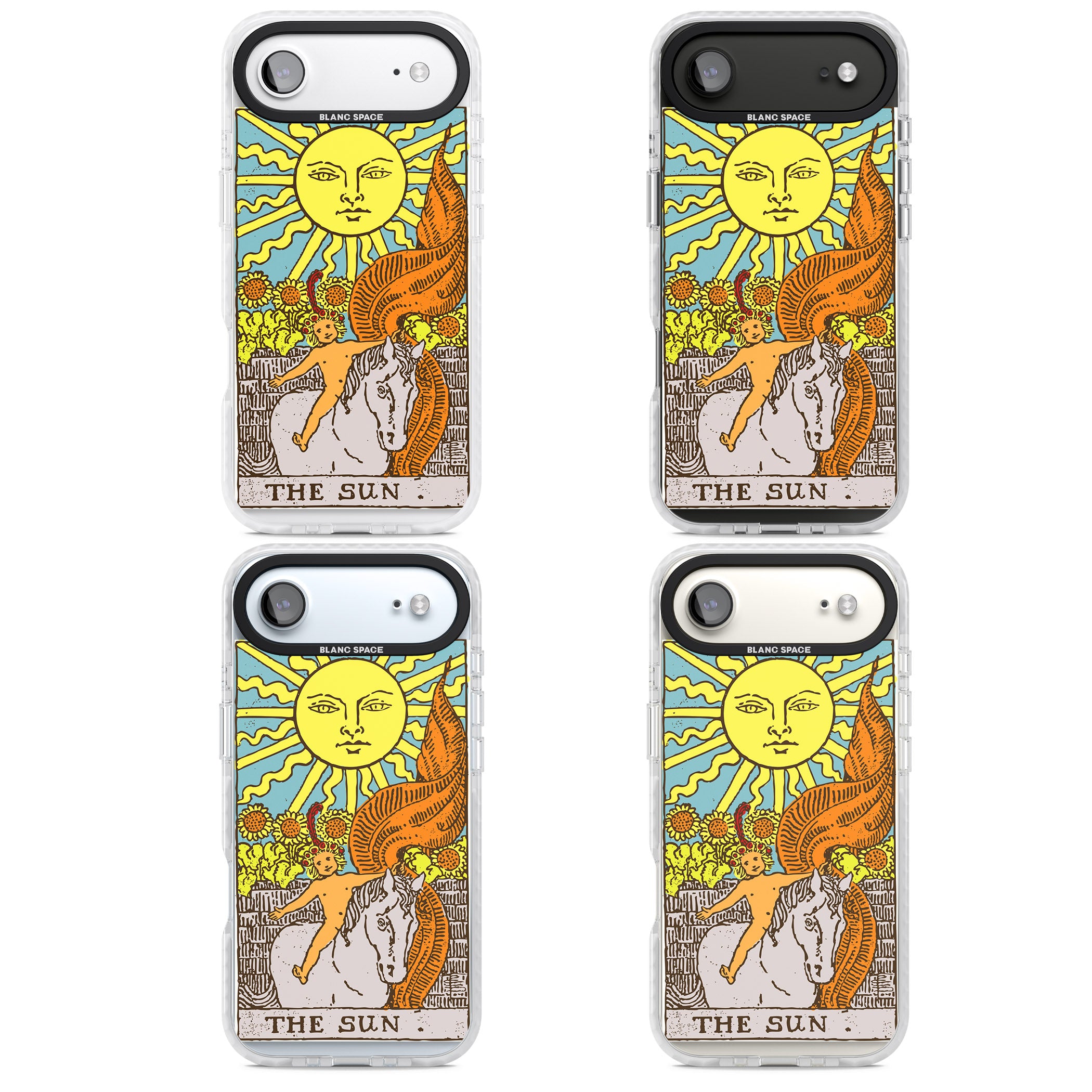 Personalised The Sun Tarot Card (Color) iPhone 17 Air Impact Clear Phone Case APT Impact Protection