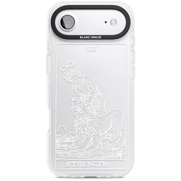 Personalised Strength Tarot Card (White)