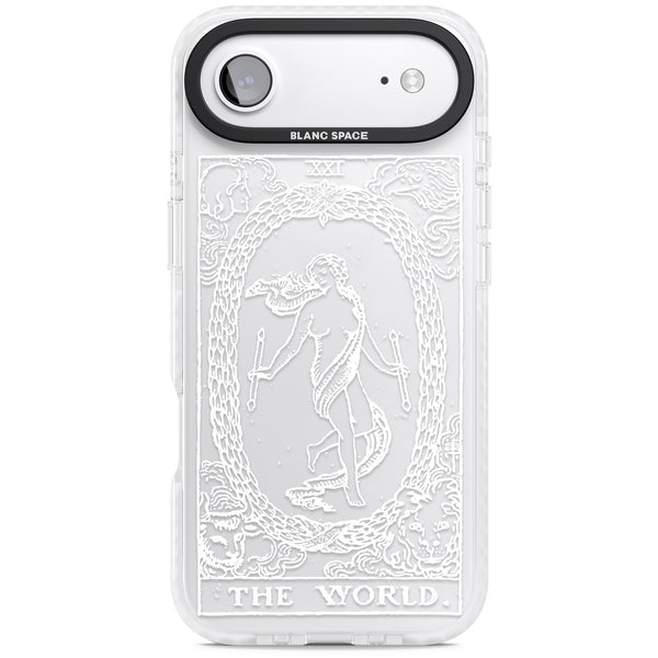 Personalised The World Tarot Card (White)