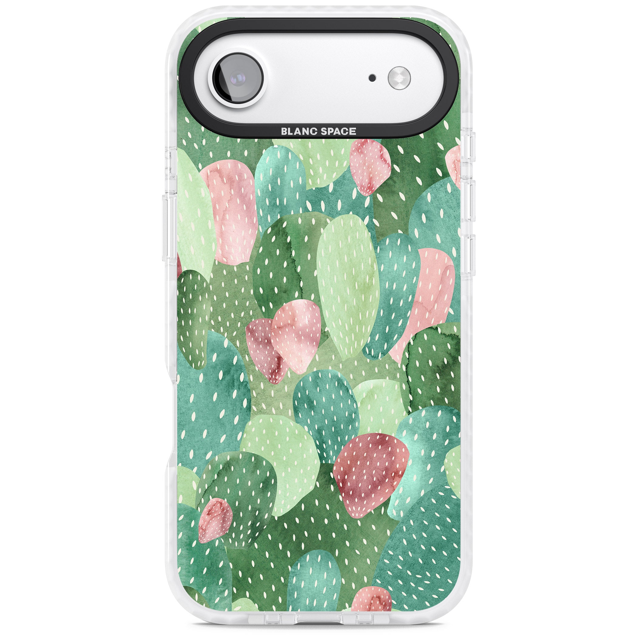 Cactus Charm iPhone 17 Air Impact Clear Phone Case
