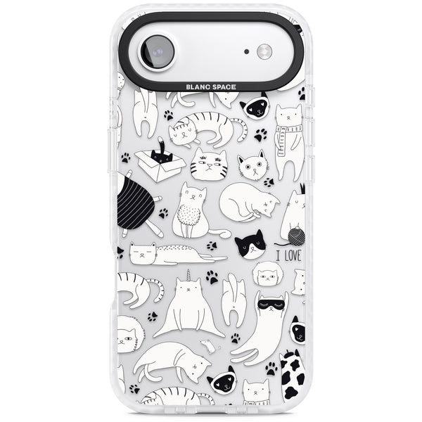 Cartoon Cats (Black & White)