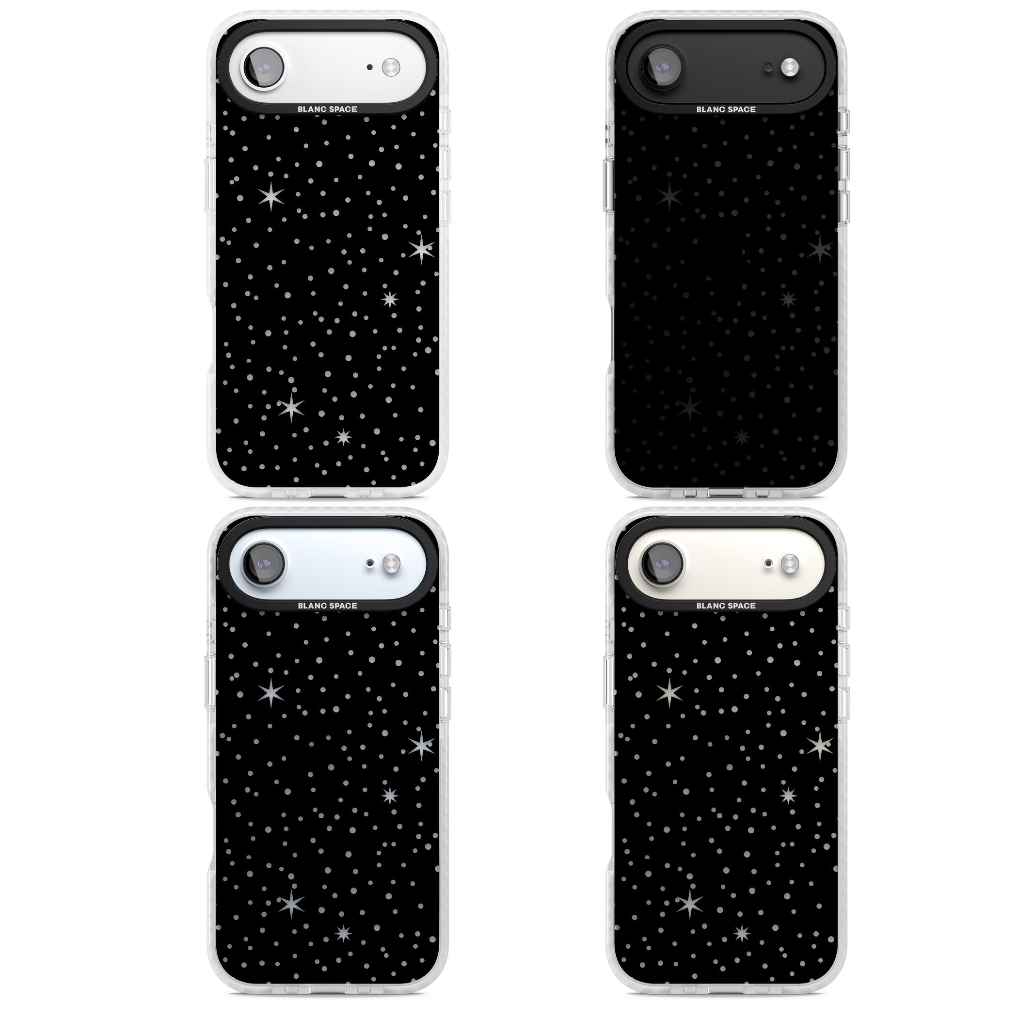 Celestial Cut Out Stars iPhone 17 Air Impact Clear Phone Case APT Impact Protection