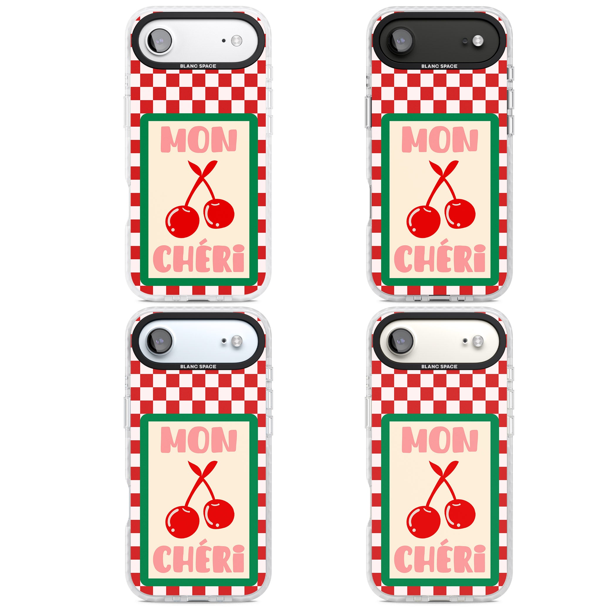 Mon Cheri iPhone 17 Air Impact Clear Phone Case APT Impact Protection