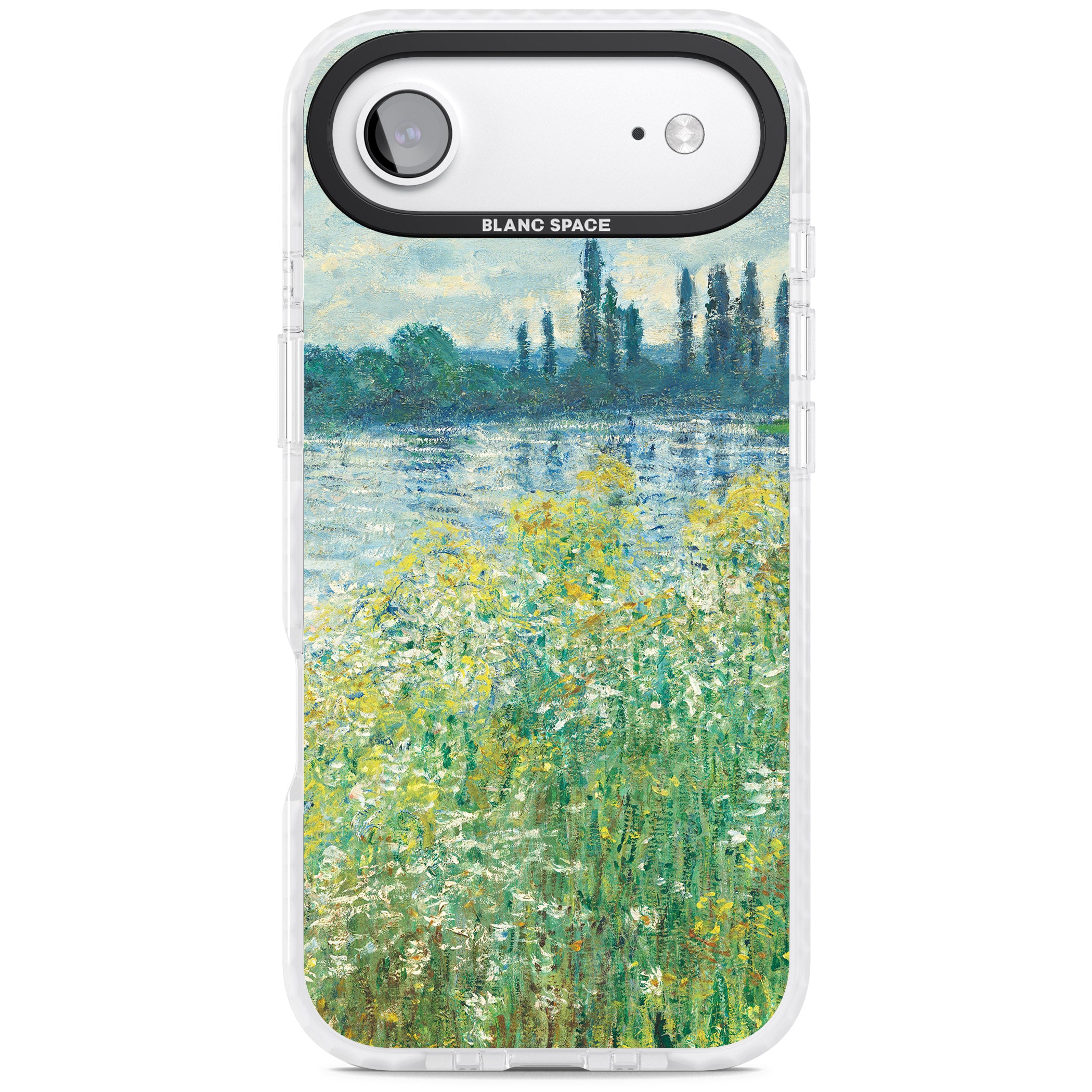 Banks Of The Seine By Claude Monet iPhone 17 Air Impact Clear Phone Case