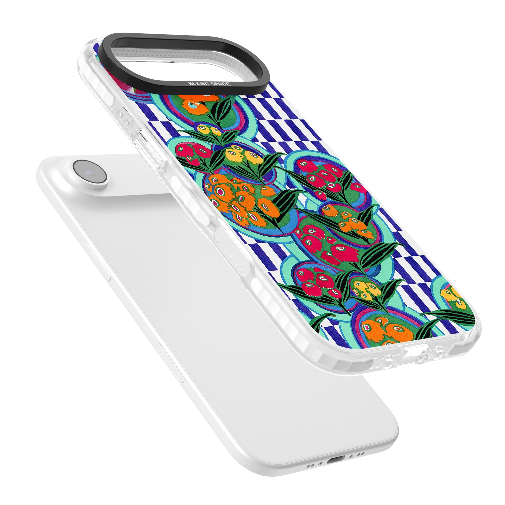 Vintage Fruit Plates iPhone 17 Air Impact Clear Phone Case Colours