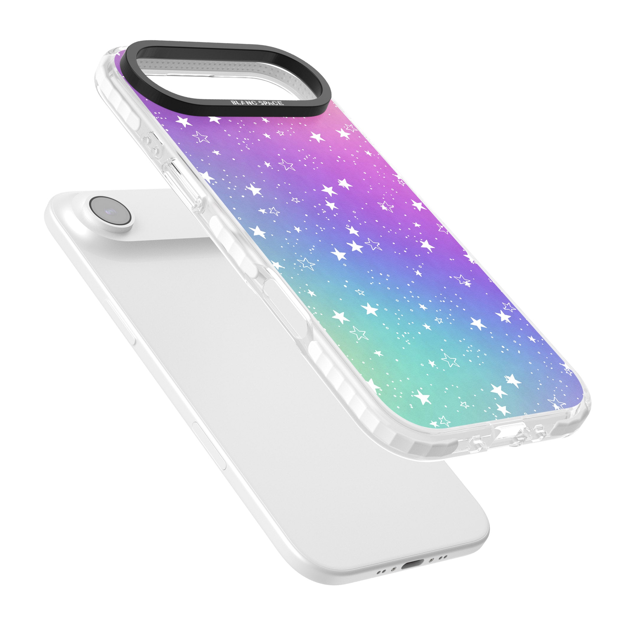 Pastel Starry Sky iPhone 17 Air Impact Clear Phone Case Colours