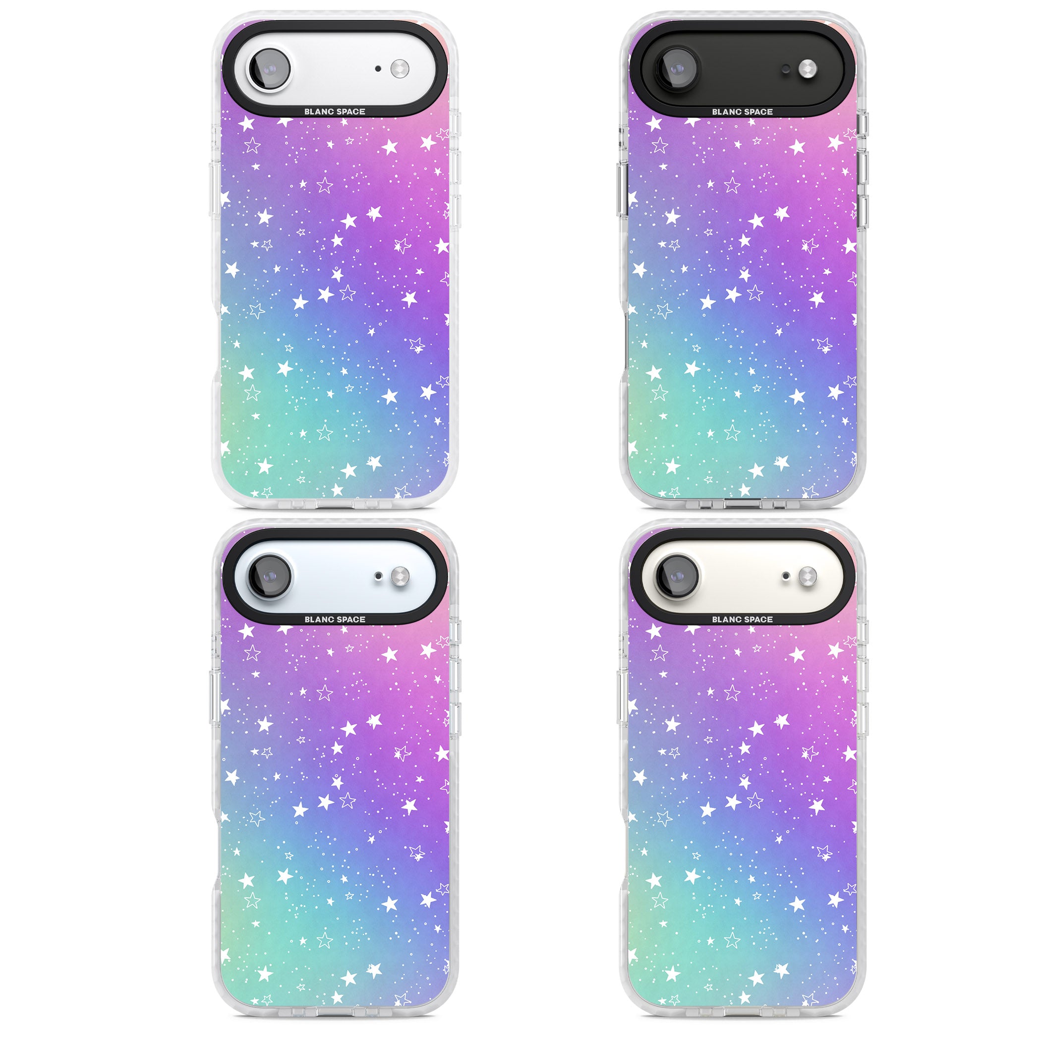 Pastel Starry Sky iPhone 17 Air Impact Clear Phone Case APT Impact Protection