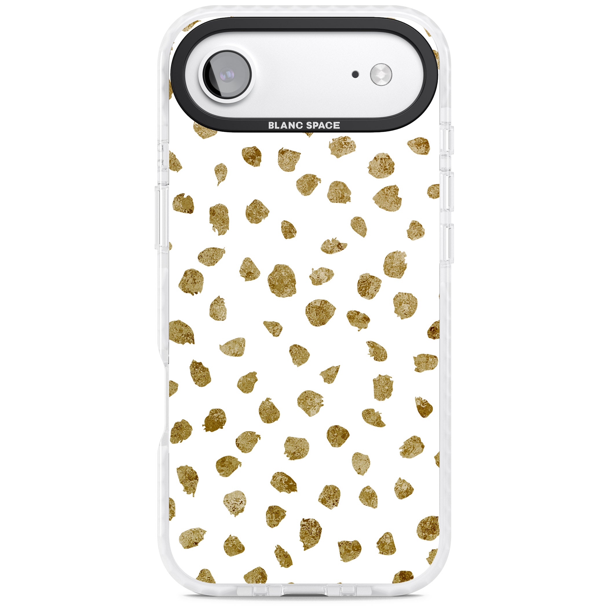 Golden Speckle iPhone 17 Air Impact Clear Phone Case